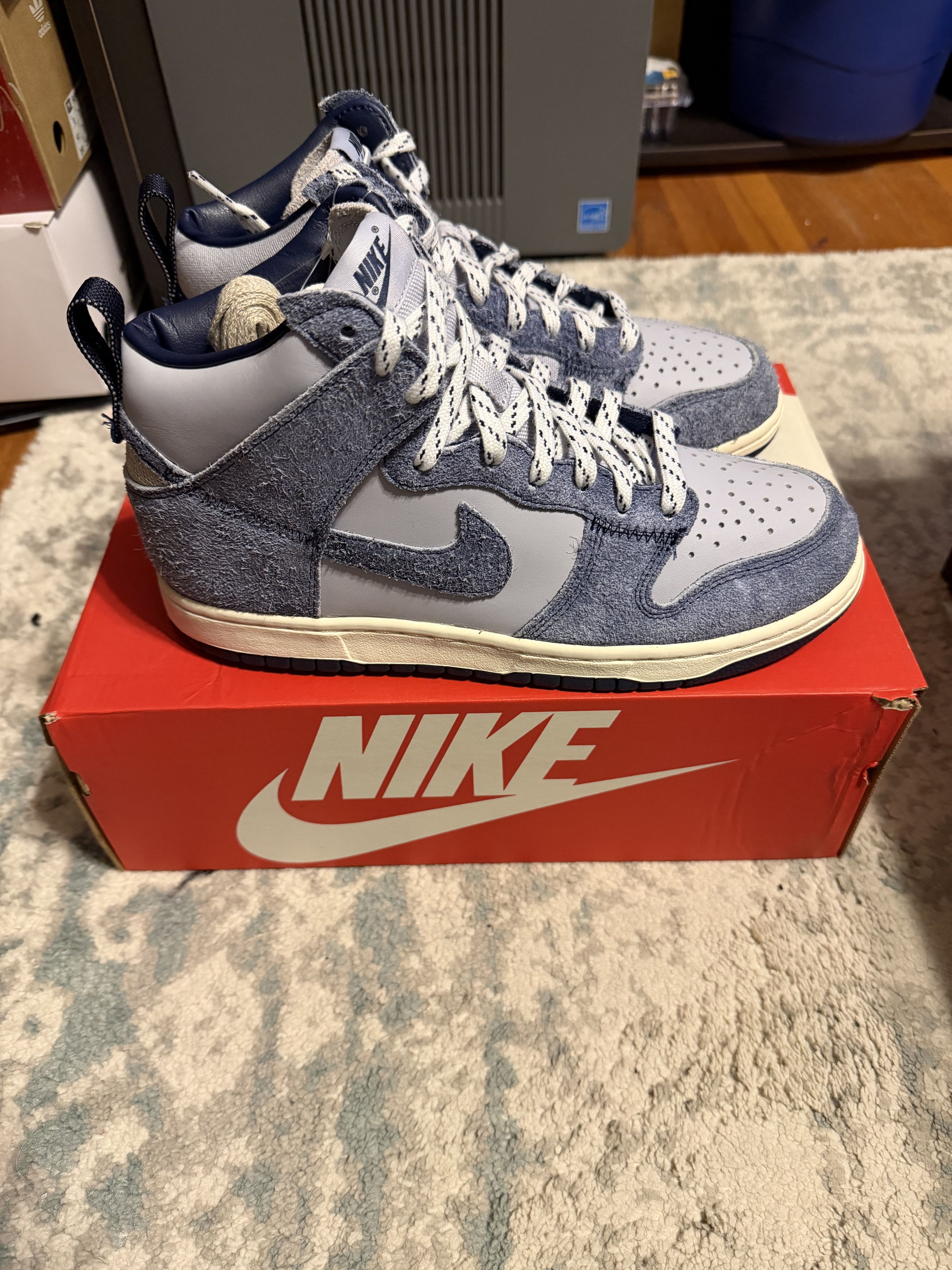 Nike Nike Dunk High Midnight Navy x Notre Size US 8 / EU 41 - 2 Thumbnail
