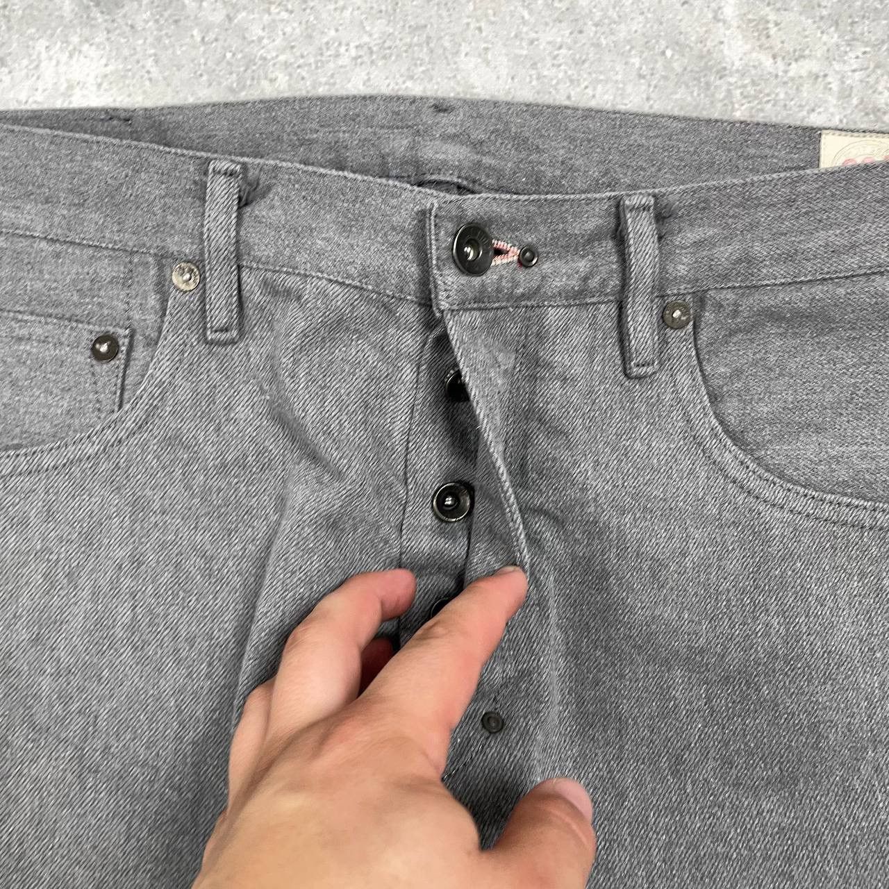Other IMJIT 35020 Selvage Denim Jeans Gray Size W33 L36 Size US 35 - 7 Thumbnail