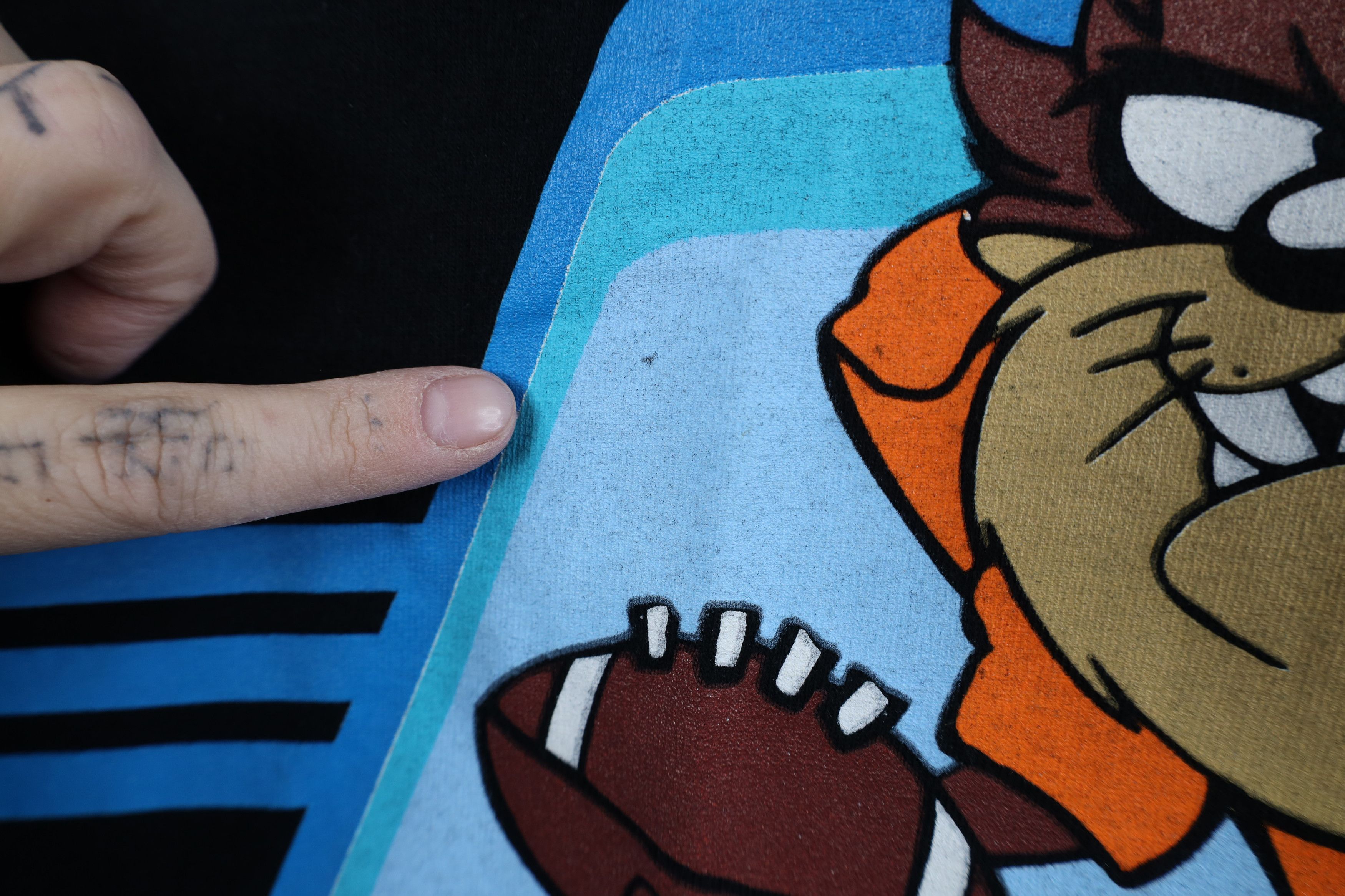 Vintage Vintage 90s Looney Tunes Tazmanian Devil Long Sleeve T-Shirt Size US M / EU 48-50 / 2 - 5 Thumbnail