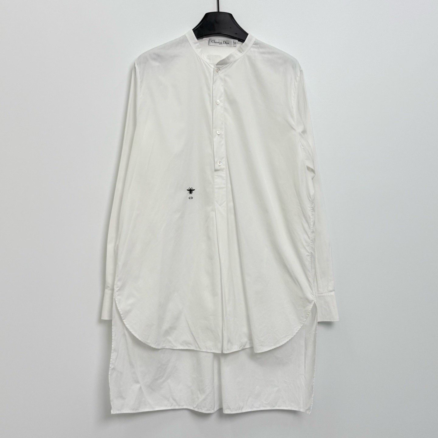 Dior Dior Small Bee Embroidery White Shirt Size US XXS / EU 40 - 1 Thumbnail
