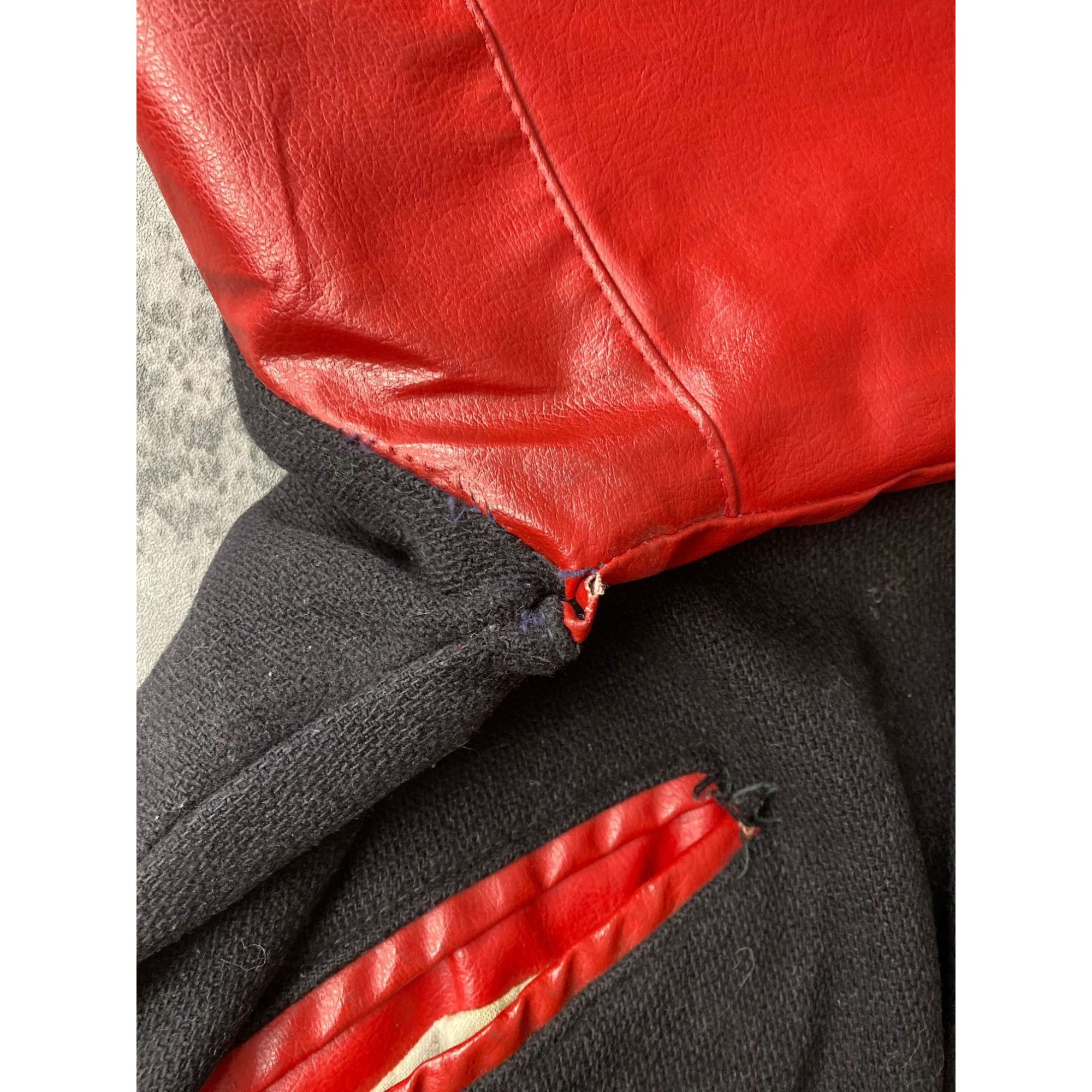 Vintage Vintage Varsity Jacket Leather Size US S / EU 44-46 / 1 - 6 Thumbnail