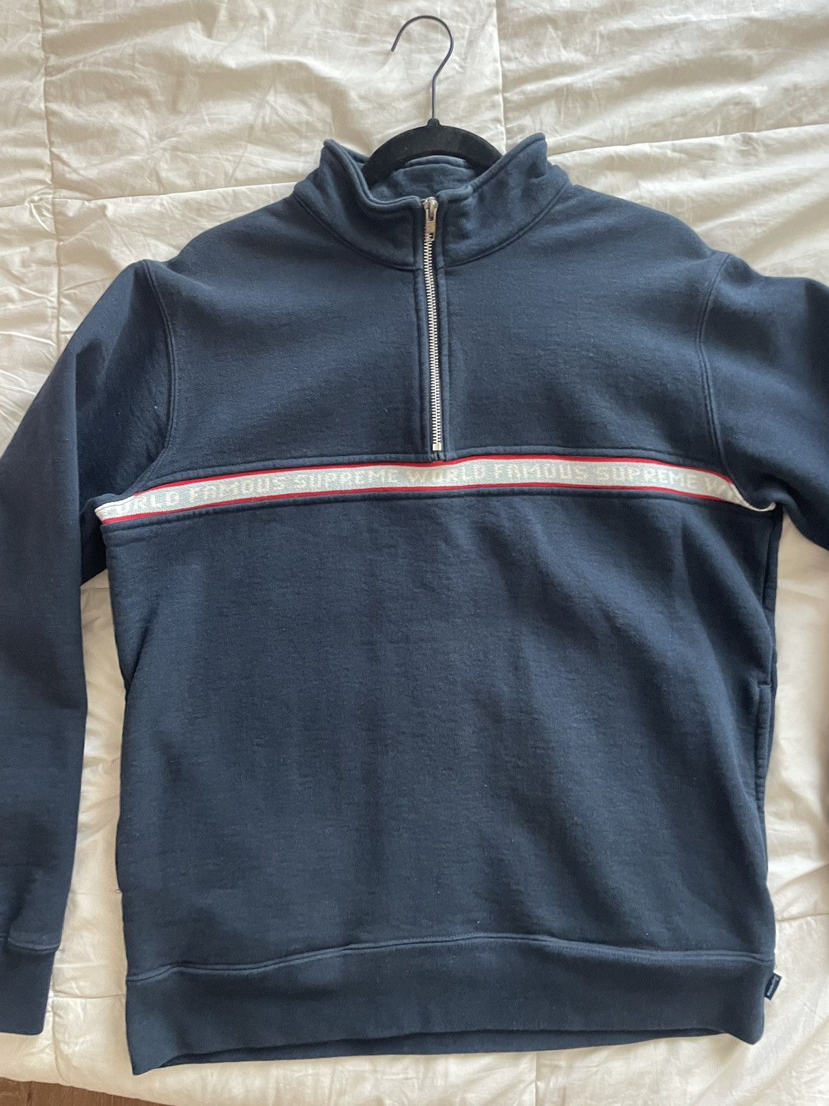 Supreme World Famous Half Zip | Grailed