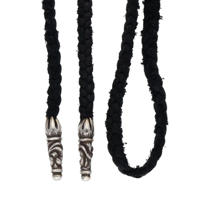 Chrome Hearts Chrome Hearts Leather scroll braid Silver (Silver 10.47g) Size ONE SIZE - 1 Thumbnail