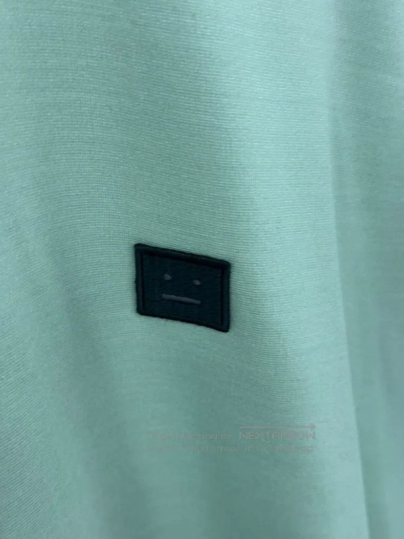 Acne Studios Acne Studios Green and Blue Smiley Collar Short Sleeve T-S Size US S / EU 44-46 / 1 - 2 Thumbnail