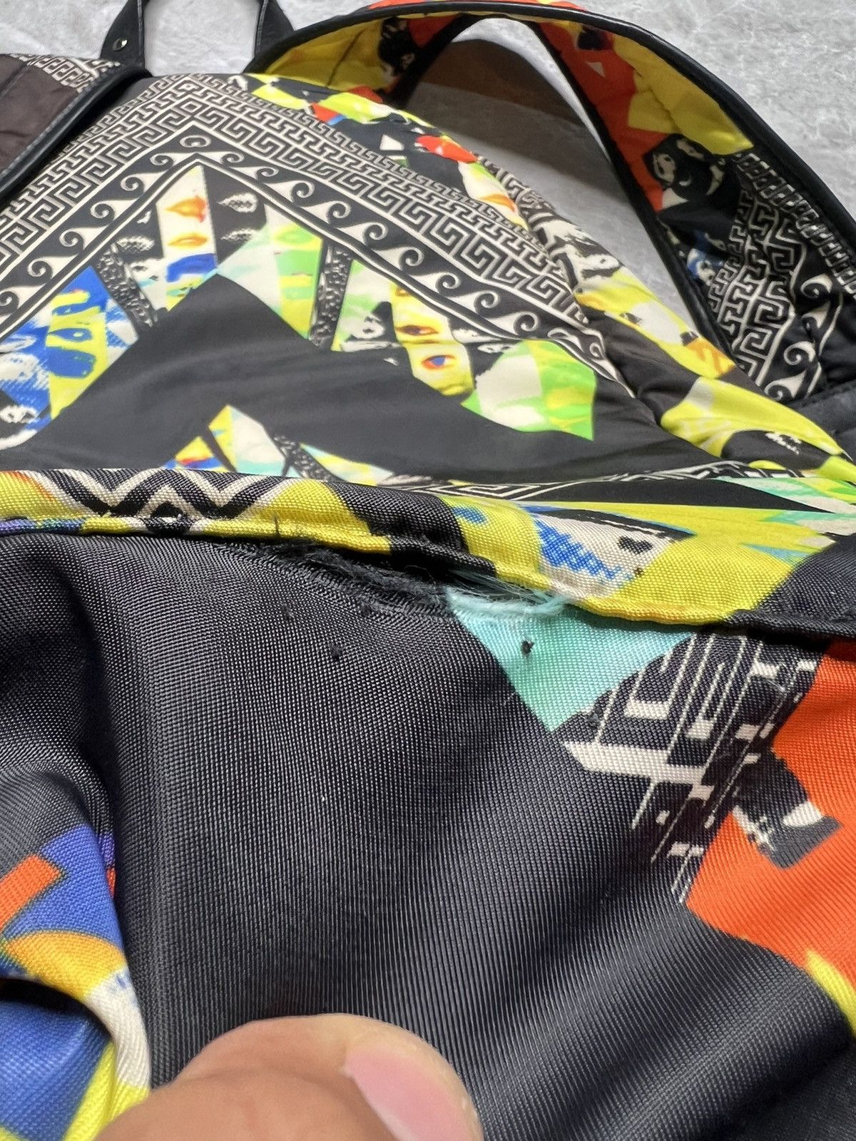 Versace × Versus Versace Versus Versace Printed Backpack Size ONE SIZE - 3 Thumbnail
