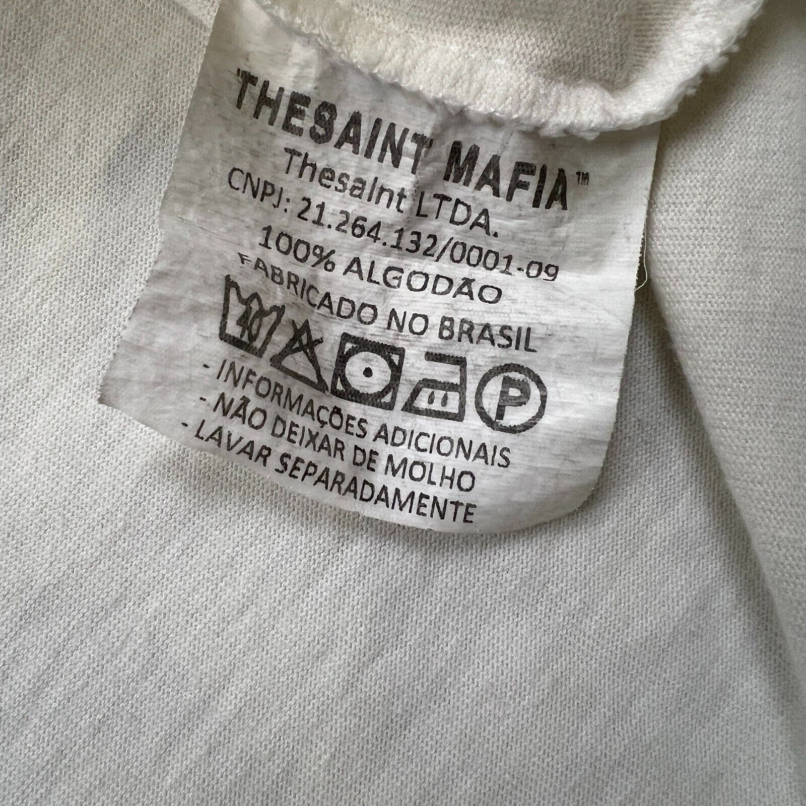 Vintage The Saint Mafia T Shirt Double Sided Graphic Heavyweight Tee Size US S / EU 44-46 / 1 - 11 Thumbnail