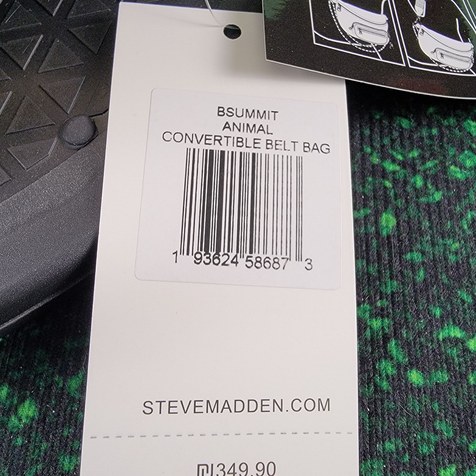 Steve Madden Steve Madden Leopard Convertible Belt-Bag Dbl-Chain & Pouch Size ONE SIZE - 5 Thumbnail