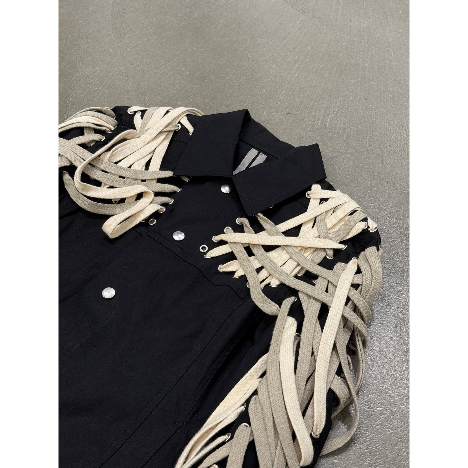 Rick Owens S/S2020 Rick Owens "Tecuatl" Megalace worker jacket Size S / US 4 / IT 40 - 8 Thumbnail