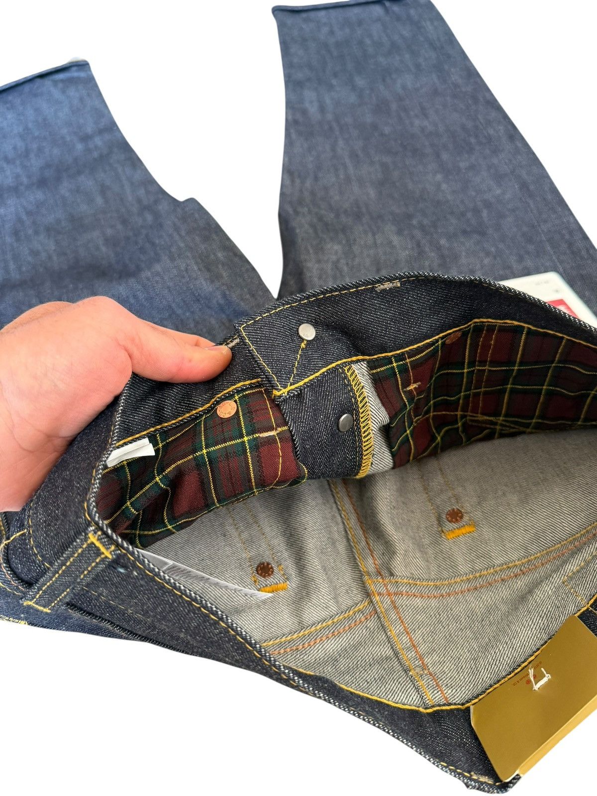 Levi's Vintage Clothing LVC 1944 1/100 WW2Cone Mills White Oak Perfect Imperfections Size US 28 / EU 44 - 14 Thumbnail