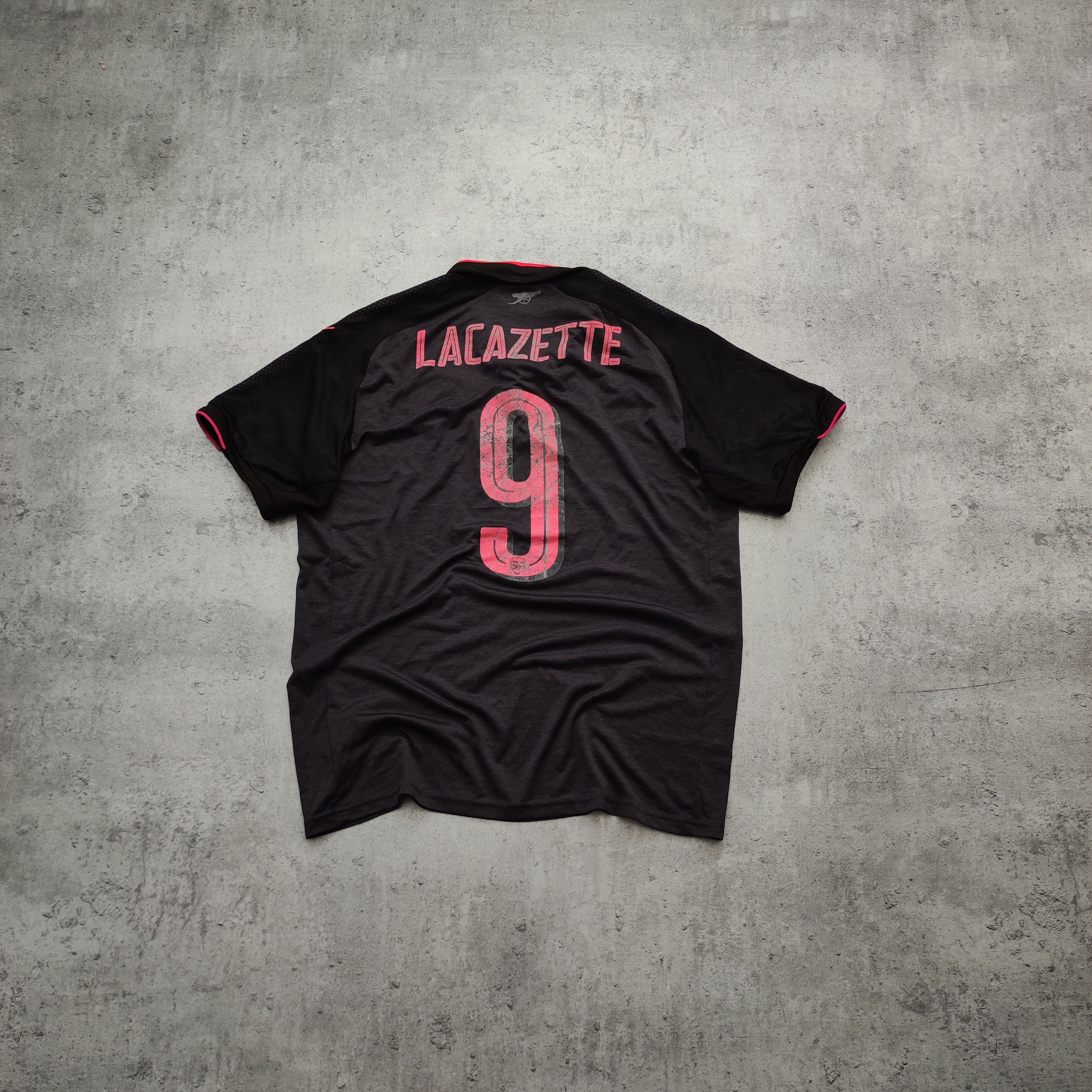 Vintage RARE 2017/18 Arsenal London #9 Lacazette 3th Third Jersey Size US L / EU 52-54 / 3 - 1 Thumbnail