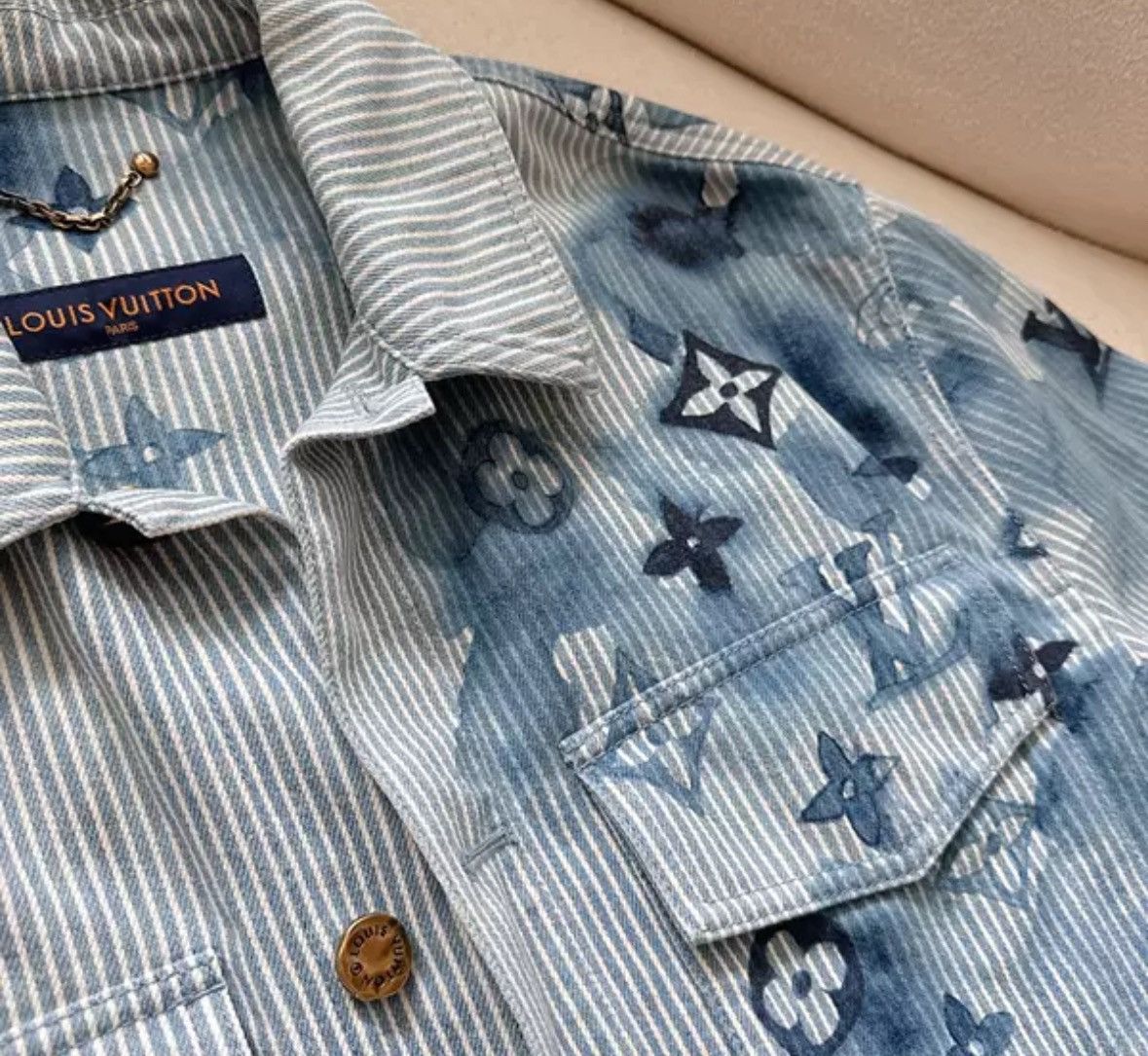 Louis Vuitton louis vuitton Ink denim long sleeved shirt Size US XS / EU 42 / 0 - 3 Thumbnail