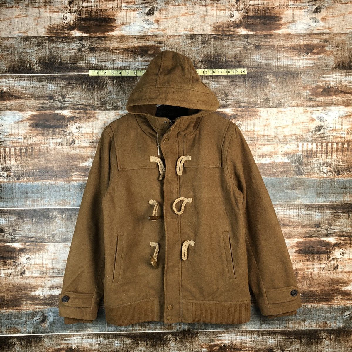 Ciaopanic Ciaopanic Brown hoodie Heavy Coats #A1303 Size US M / EU 48-50 / 2 - 1 Thumbnail