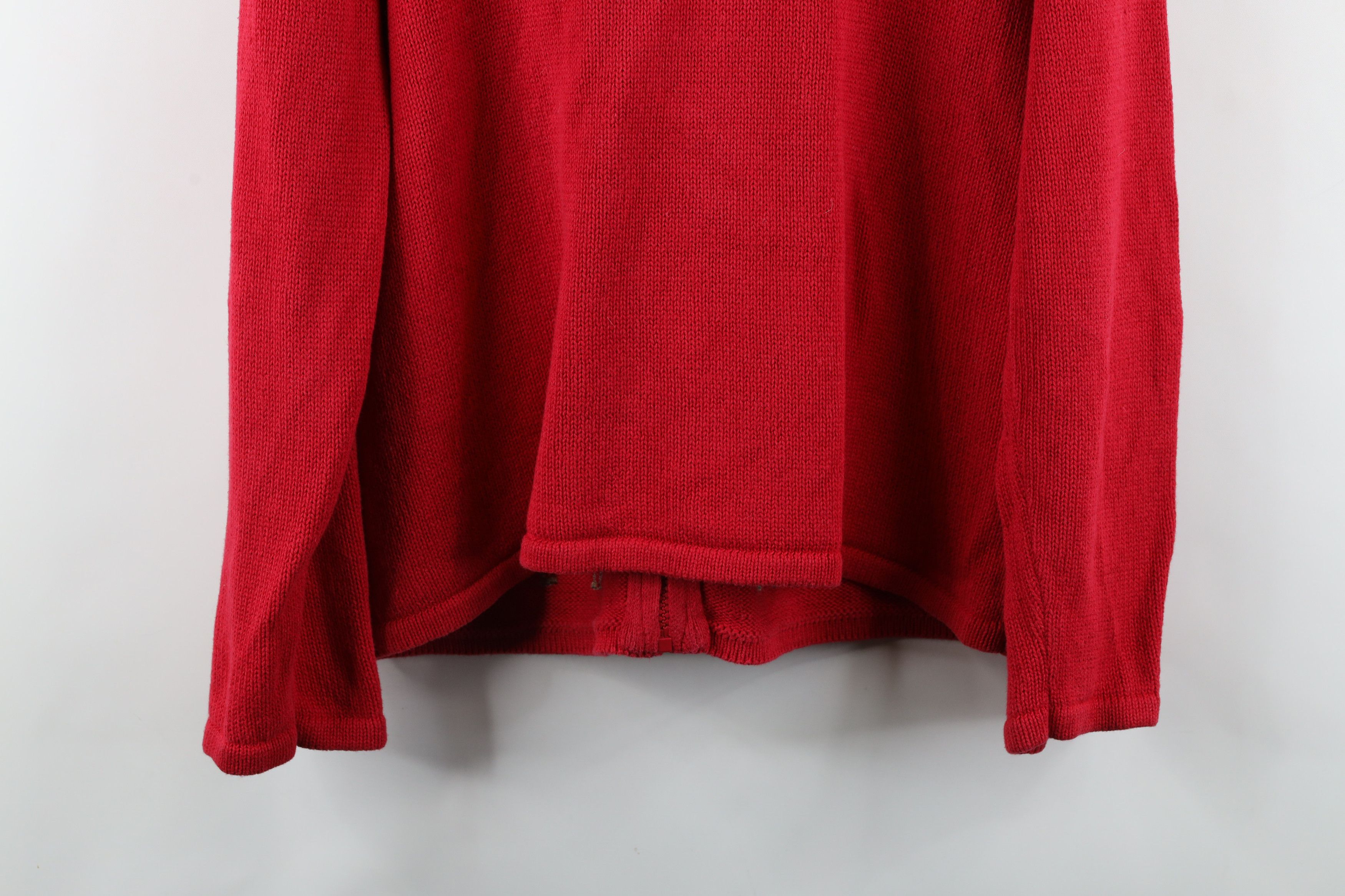 Vintage Vintage 90s Streetwear Knit Full Zip Cardigan Sweater Size XL / US 12-14 / IT 48-50 - 12 Thumbnail