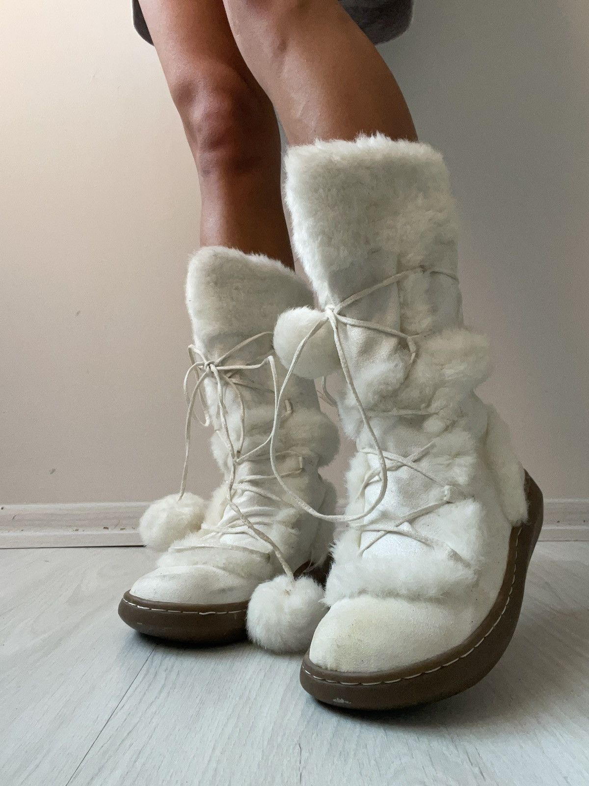 Vintage y2k furry boots Size US 8.5 / IT 38.5 - 2 Thumbnail