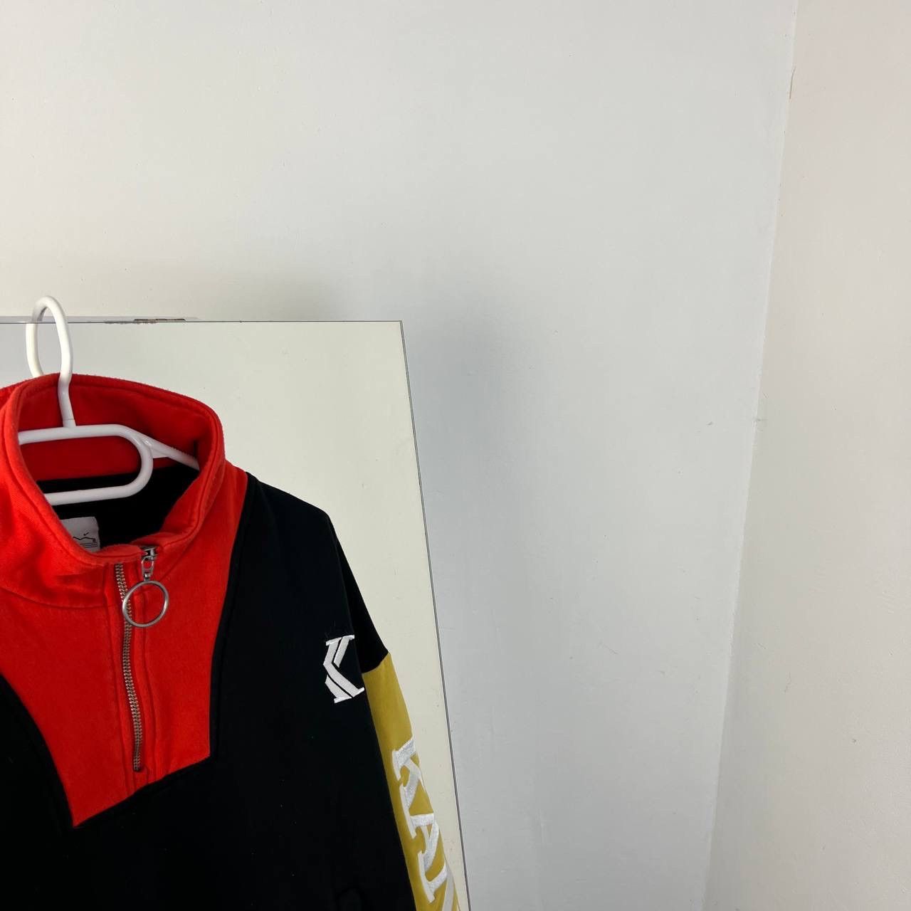 Karl Kani Vintage Y2K Karl Kani Big Logo 1/4 Zip Up Sweatshirt Size XS / US 0-2 / IT 36-38 - 2 Thumbnail