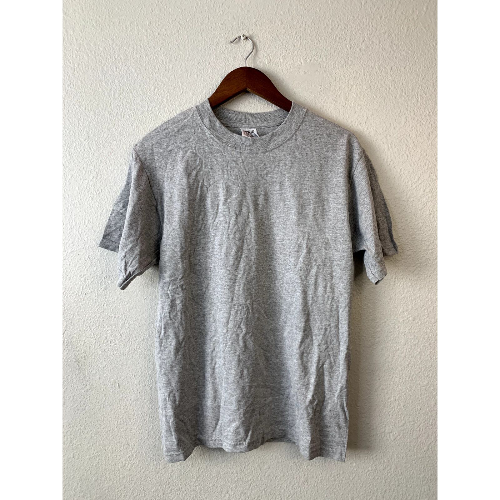 Anvil Vintage Newland Shirt Anvil J. Newland Gray T-Shirt VTG 90s Size US M / EU 48-50 / 2 - 2 Thumbnail