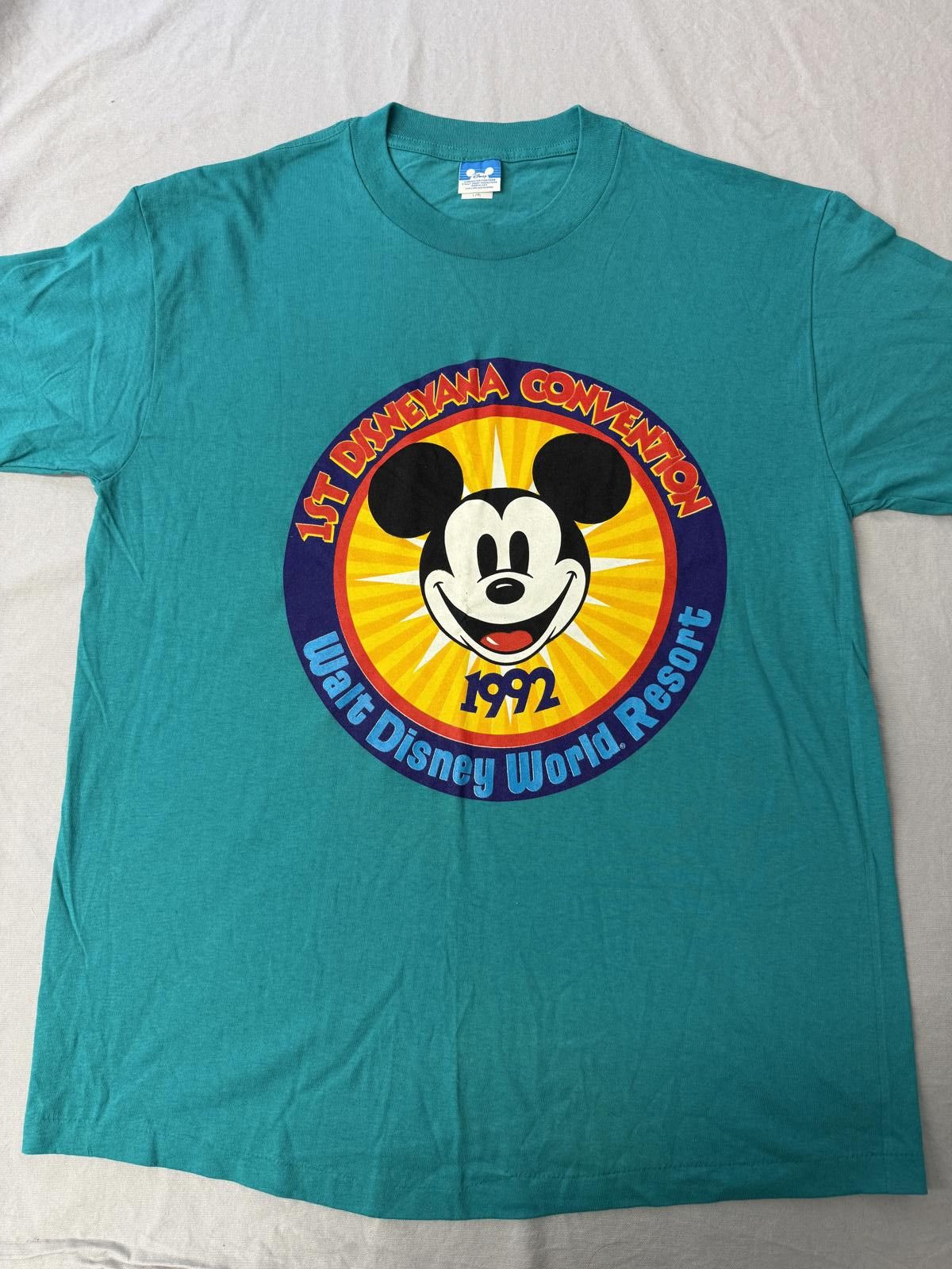 Disney VTG Walt Disney World T-shirt 1st Disneyana Convention 1992 Size US XL / EU 56 / 4 - 1 Thumbnail