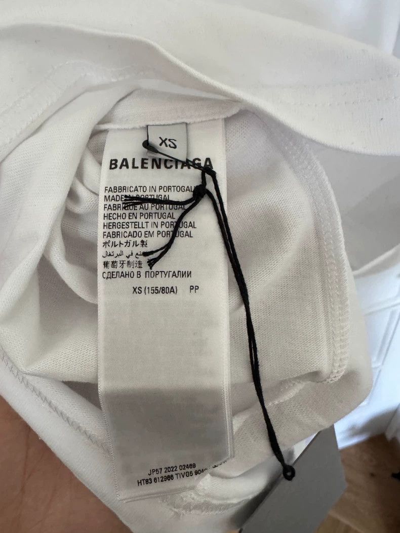 Balenciaga Balenciaga Logo White Short Sleeve Size US XS / EU 42 / 0 - 5 Thumbnail