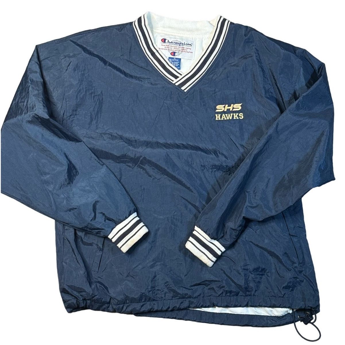 Champion Champion SHS Hawks Vintage Pullover Lined Windbreaker Jacket Size US XL / EU 56 / 4 - 1 Thumbnail