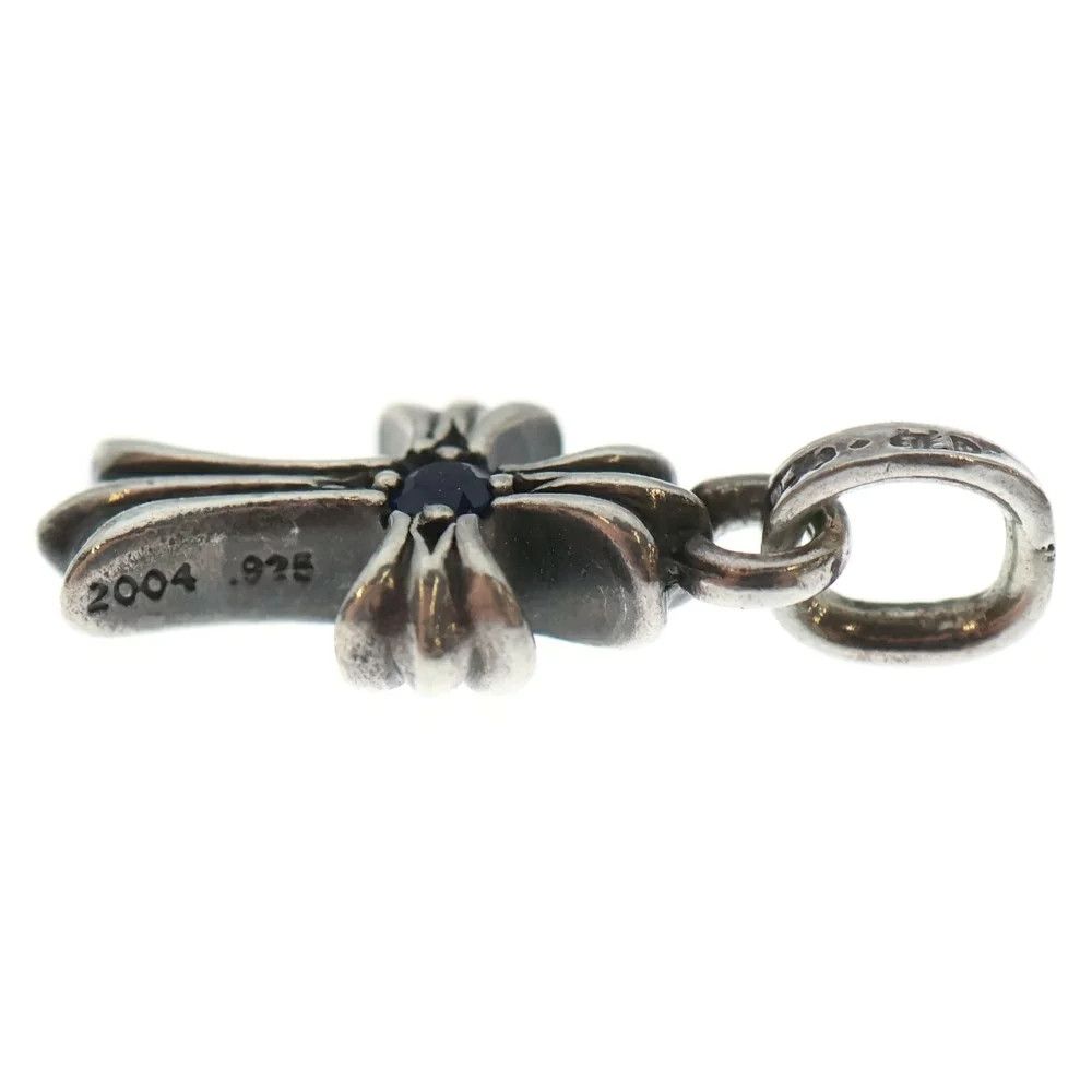 Chrome Hearts Chrome Hearts Pave Sapphire Baby Fat Cross Size ONE SIZE - 3 Thumbnail