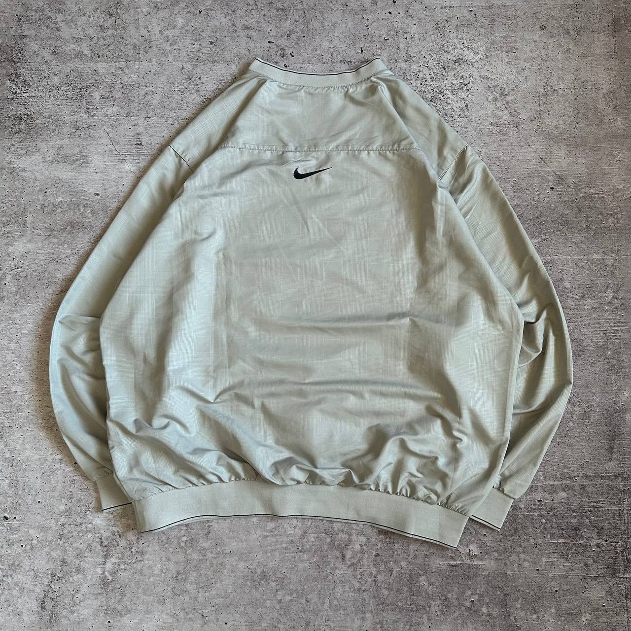 Nike Nylon Drill Track Oversize Baggy Boxy Sweatshirt