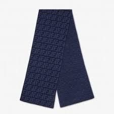 Fendi o1loc1c0824 Size: OS / Scarf in Blue Size ONE SIZE - 1 Preview