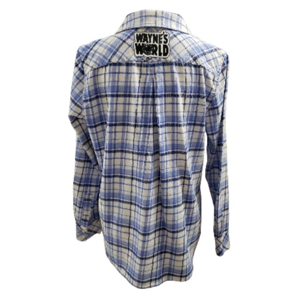 Other Womens Upcycled Flannel "Wayne's World" Patch Size 8 Size M / US 6-8 / IT 42-44 - 1 Thumbnail