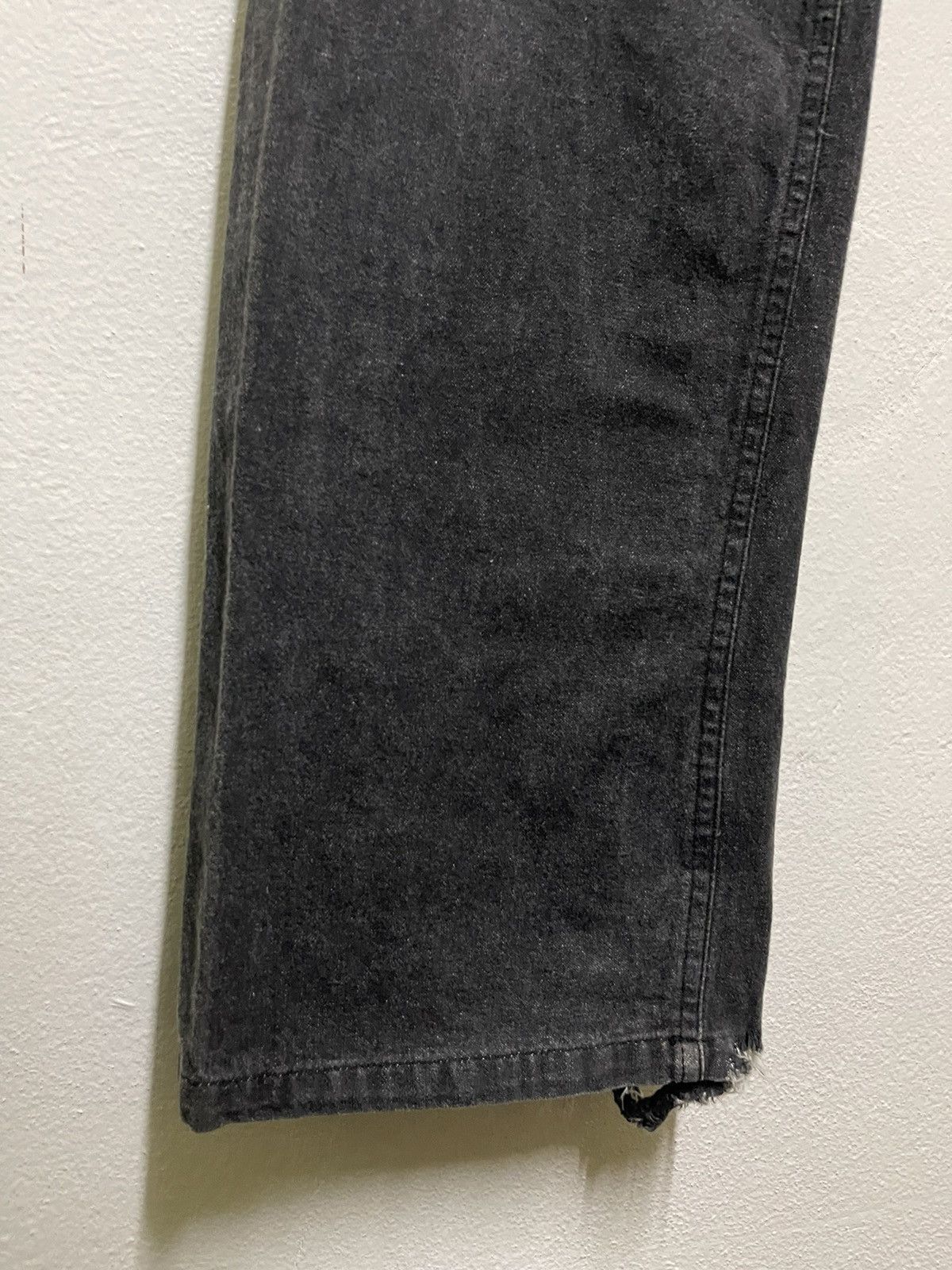 Japanese Brand Super Lovers Black Jeans Size US 31 - 4 Thumbnail