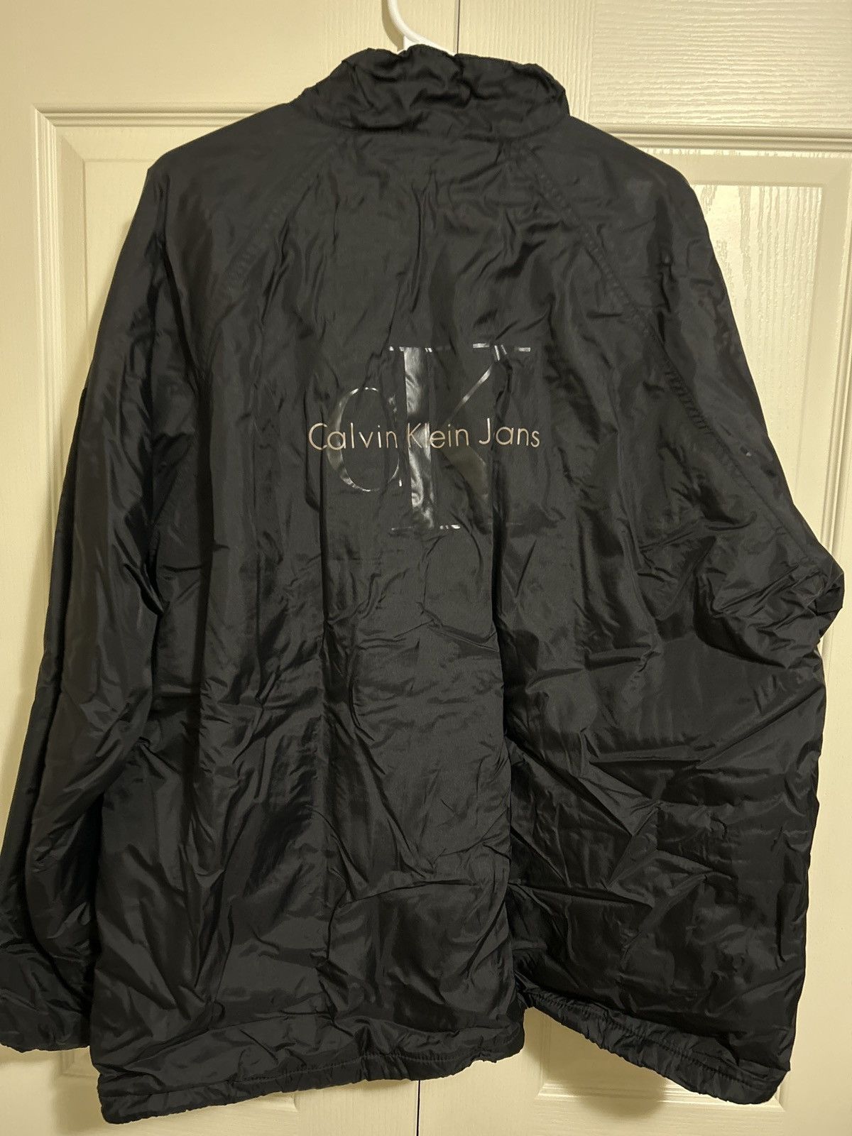 Calvin Klein × Vintage Vintage 90s Calvin Klein lined windbreaker Size US XL / EU 56 / 4 - 1 Thumbnail