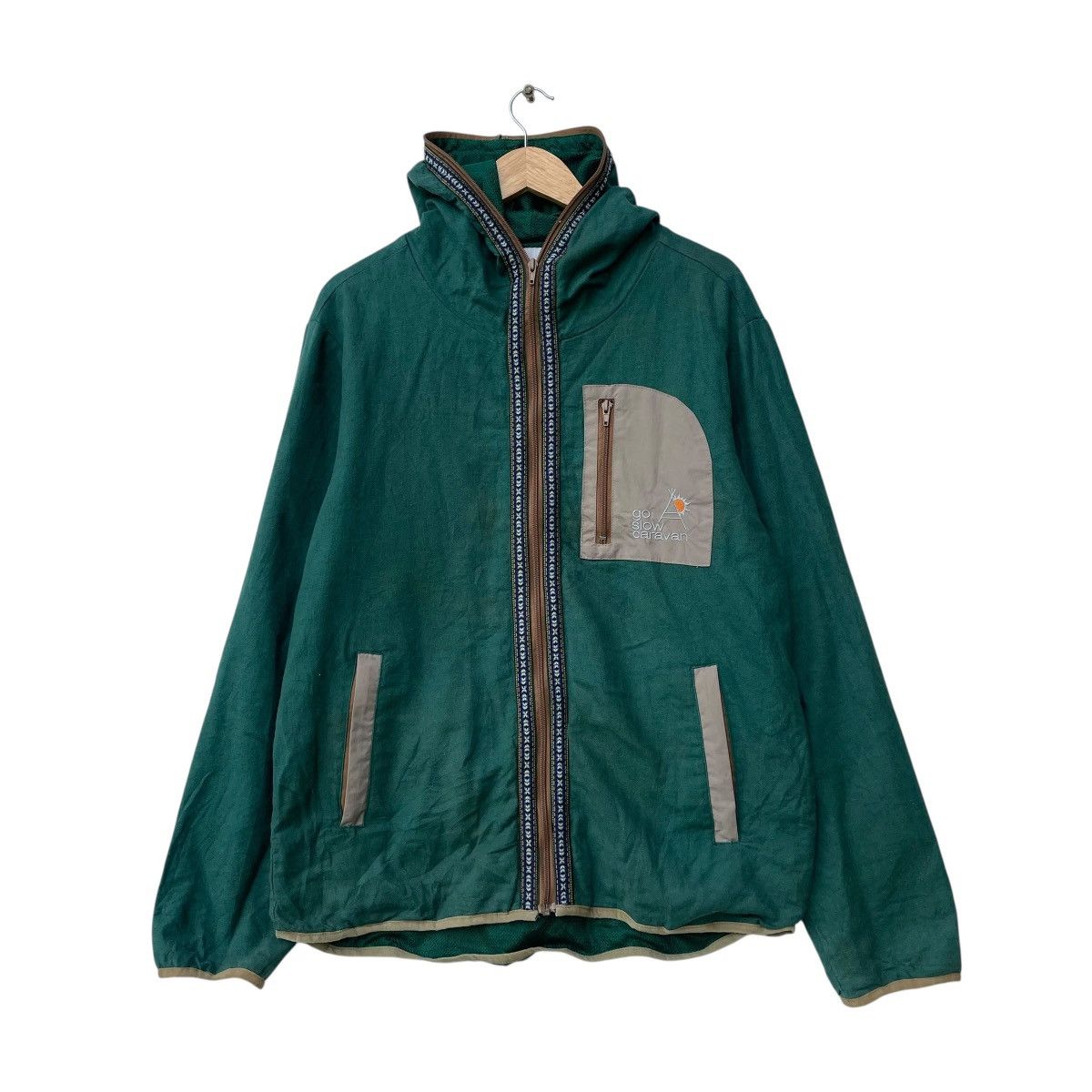 go slow caravan 💥Japanese Brand Go Slow Caravan Full Zipper Up Jacket Size US M / EU 48-50 / 2 - 1 Thumbnail