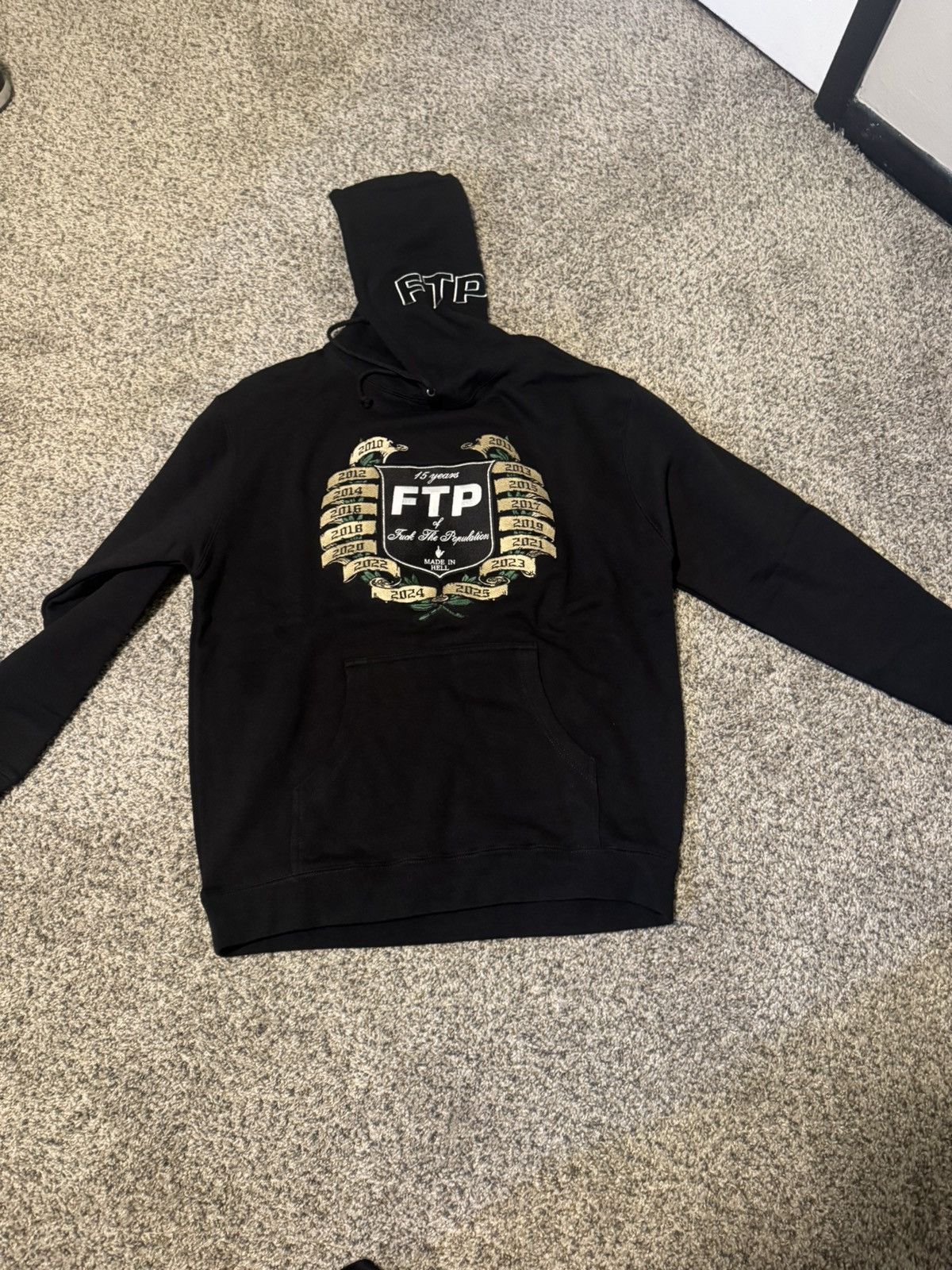 Fuck The Population FTP 15 year anniversary hoodie Size US L / EU 52-54 / 3 - 2 Thumbnail