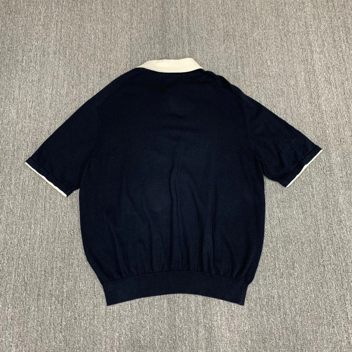 Louis Vuitton LV Pharrell Navy Embroidered Pearl Polo XXL 95 New Size US XXL / EU 58 / 5 - 2 Thumbnail