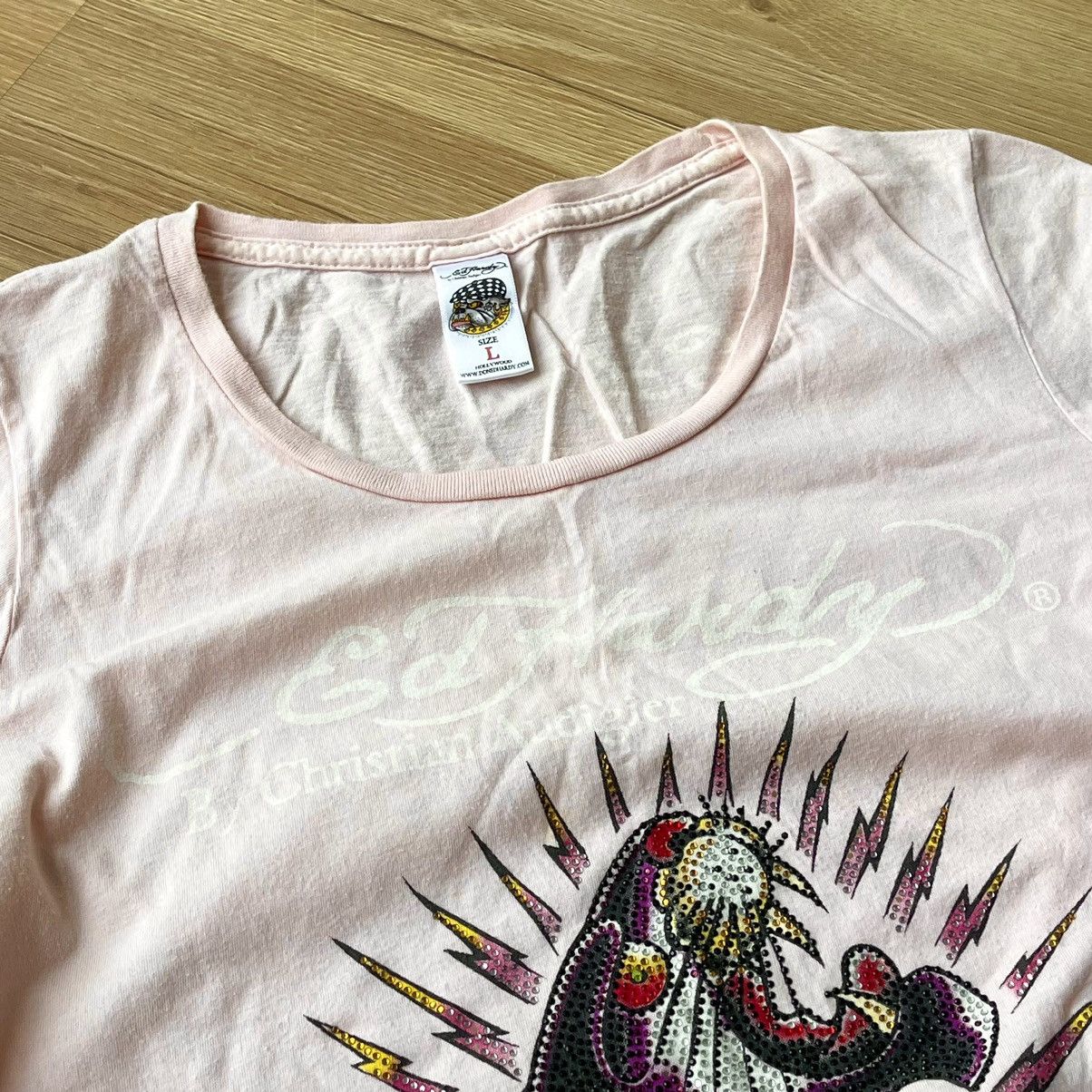 Ed Hardy Vintage Ed Hardy by Christian Audigier T Shirt tee y2k Size L / US 10 / IT 46 - 5 Thumbnail
