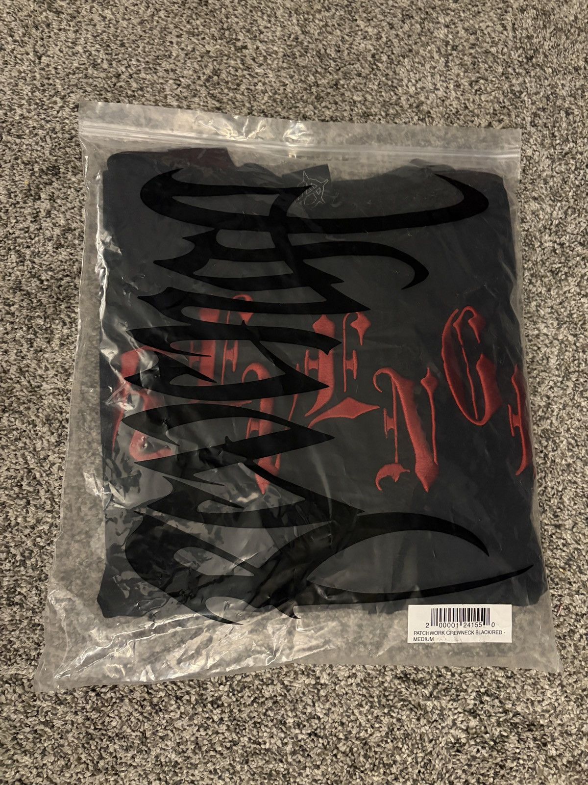 Revenge Patchwork Crewneck Black/Red Size US M / EU 48-50 / 2 - 5 Thumbnail
