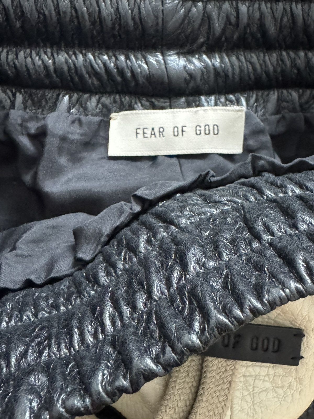 Fear of God Fear of God Leather Moto Trouser Size US 33 - 10 Thumbnail
