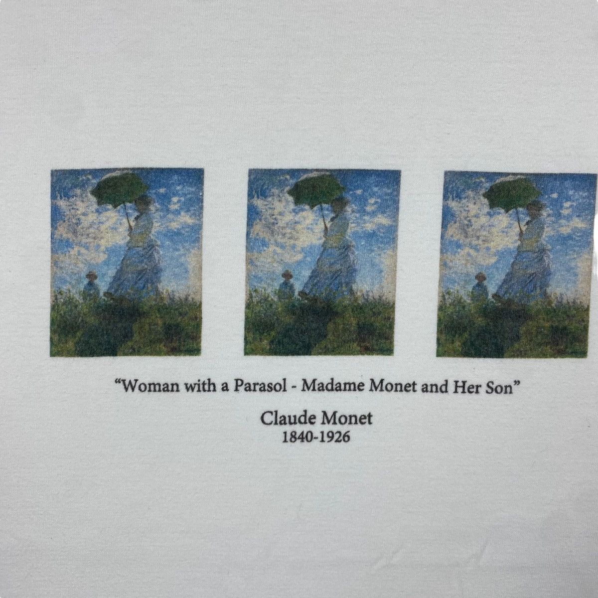 Japanese Brand CLAUDE MONET Woman With A Parasol Madame Monet And Her Son Size US M / EU 48-50 / 2 - 3 Thumbnail