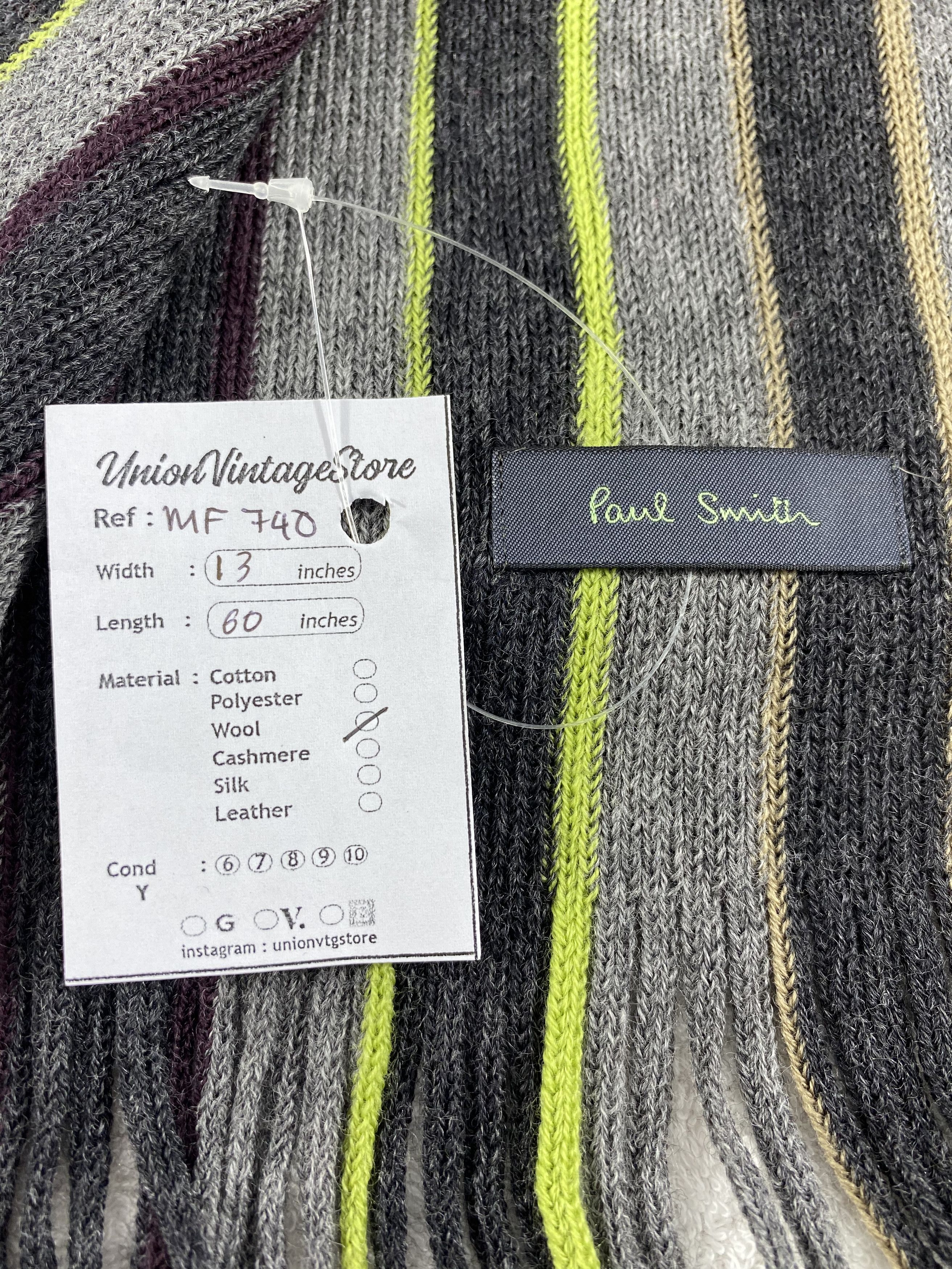 Paul Smith Vintage Paul Smith Scarf/Muffler/Neckwear MF740 Size ONE SIZE - 5 Thumbnail
