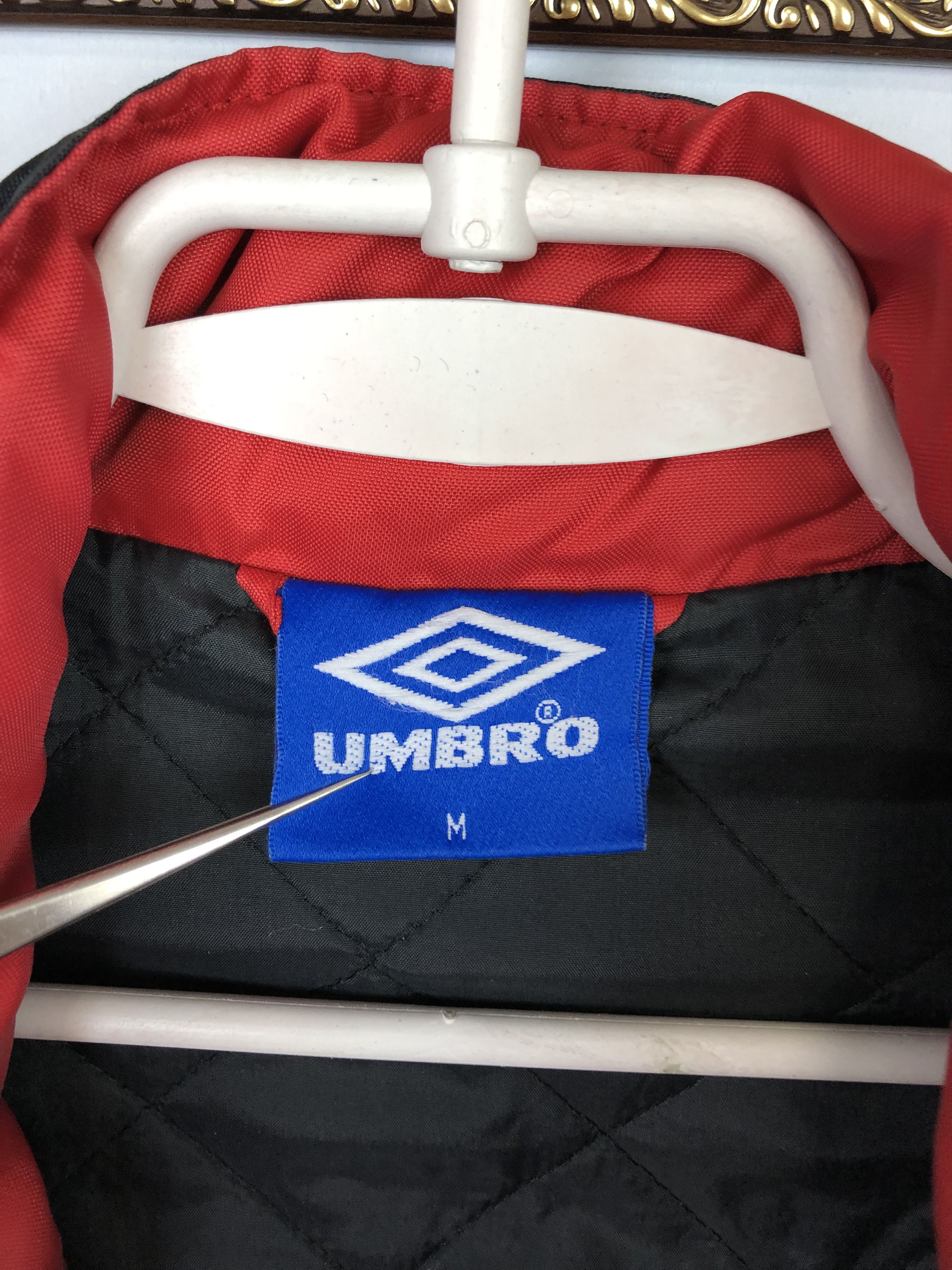 Umbro Vintage Manchester United Football Jacket Soccer Bomber Size US M / EU 48-50 / 2 - 9 Thumbnail