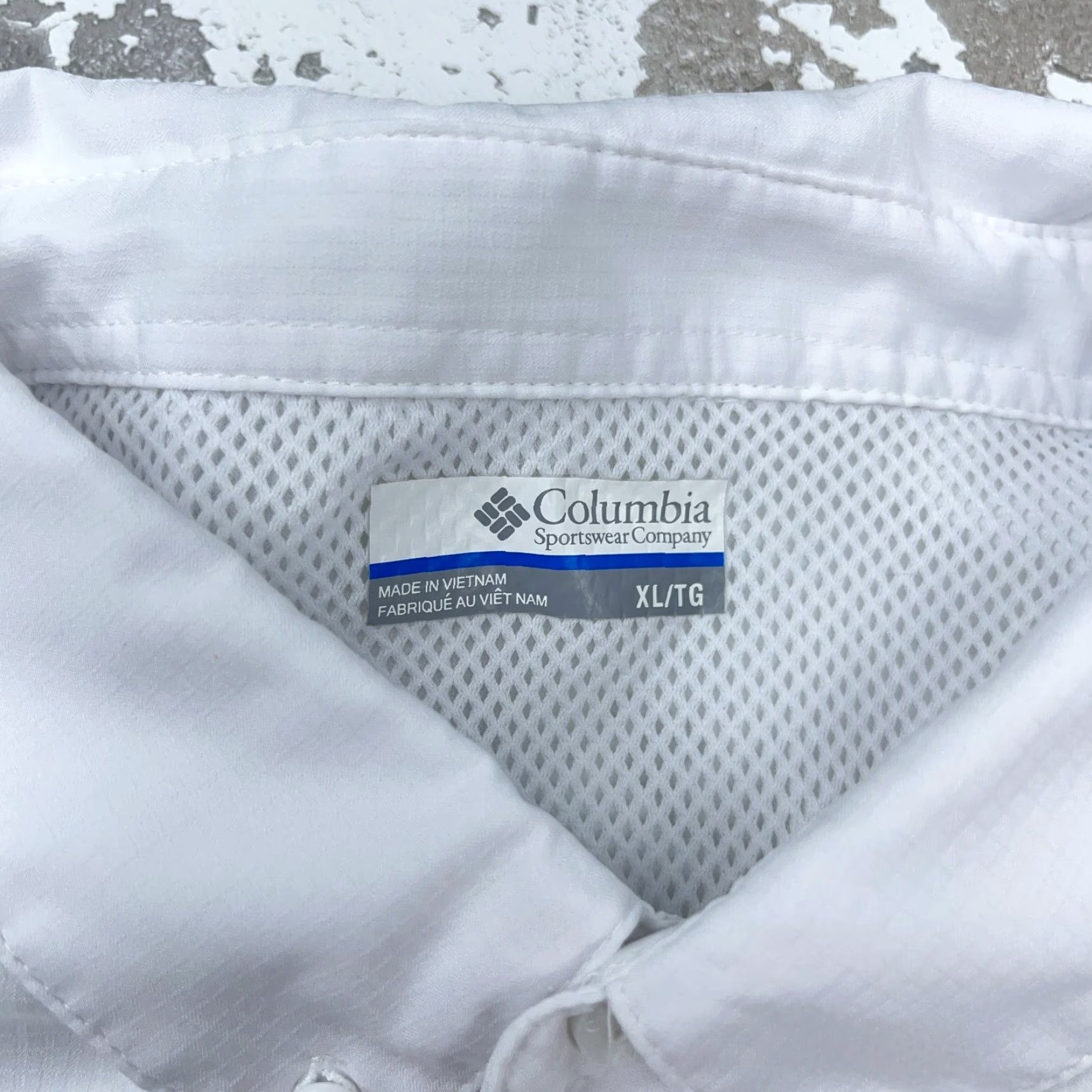 Vintage Columbia PFG Shirt Men XL White Button-Up Performance Fish Vented Outdoors Size US XL / EU 56 / 4 - 5 Thumbnail
