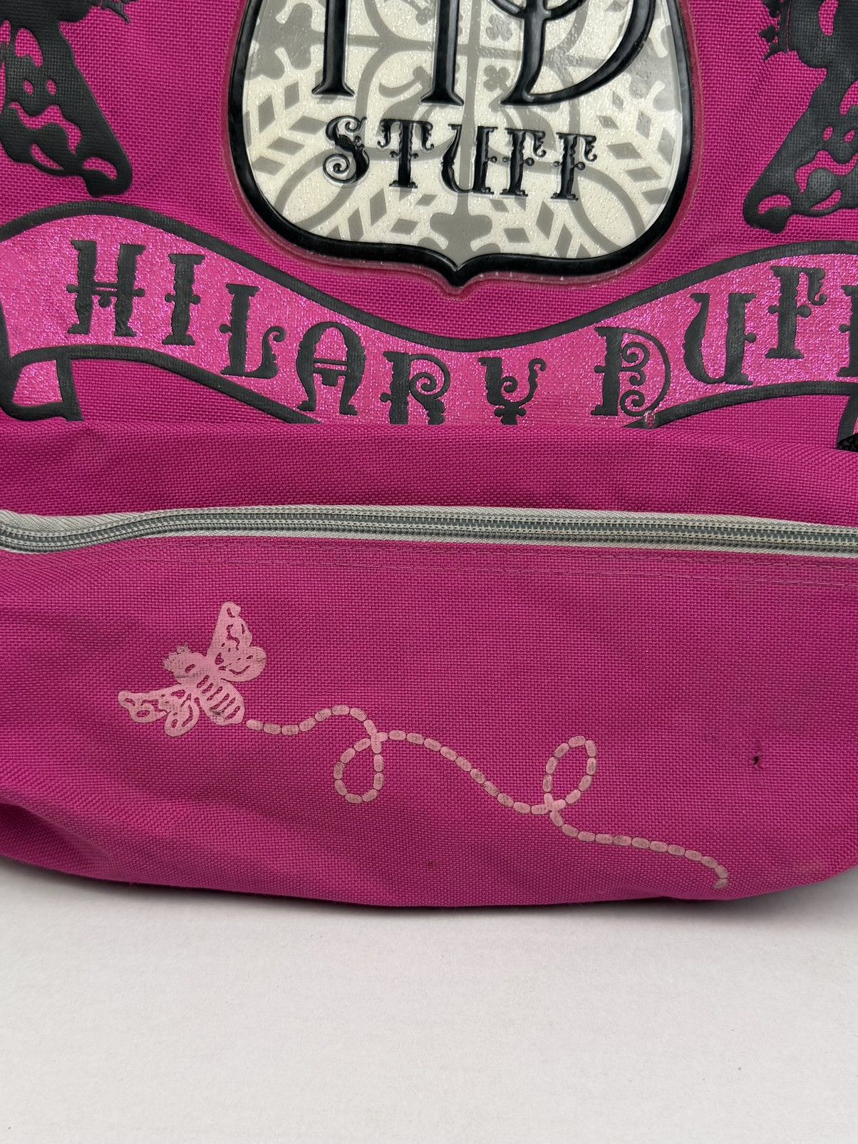 Other Y2K Vintage Hilary Duff HD Stuff Pink Backpack Bee Crown Size ONE SIZE - 13 Thumbnail