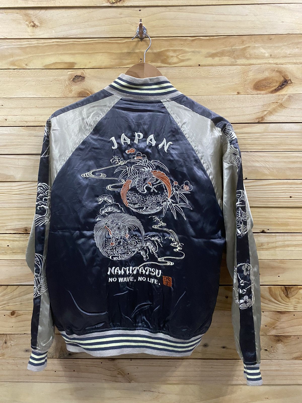 Hysteric Glamour × Japanese Brand Vintage sukajan ‘NAMITATSU’ embroidered logo Size US M / EU 48-50 / 2 - 2 Thumbnail