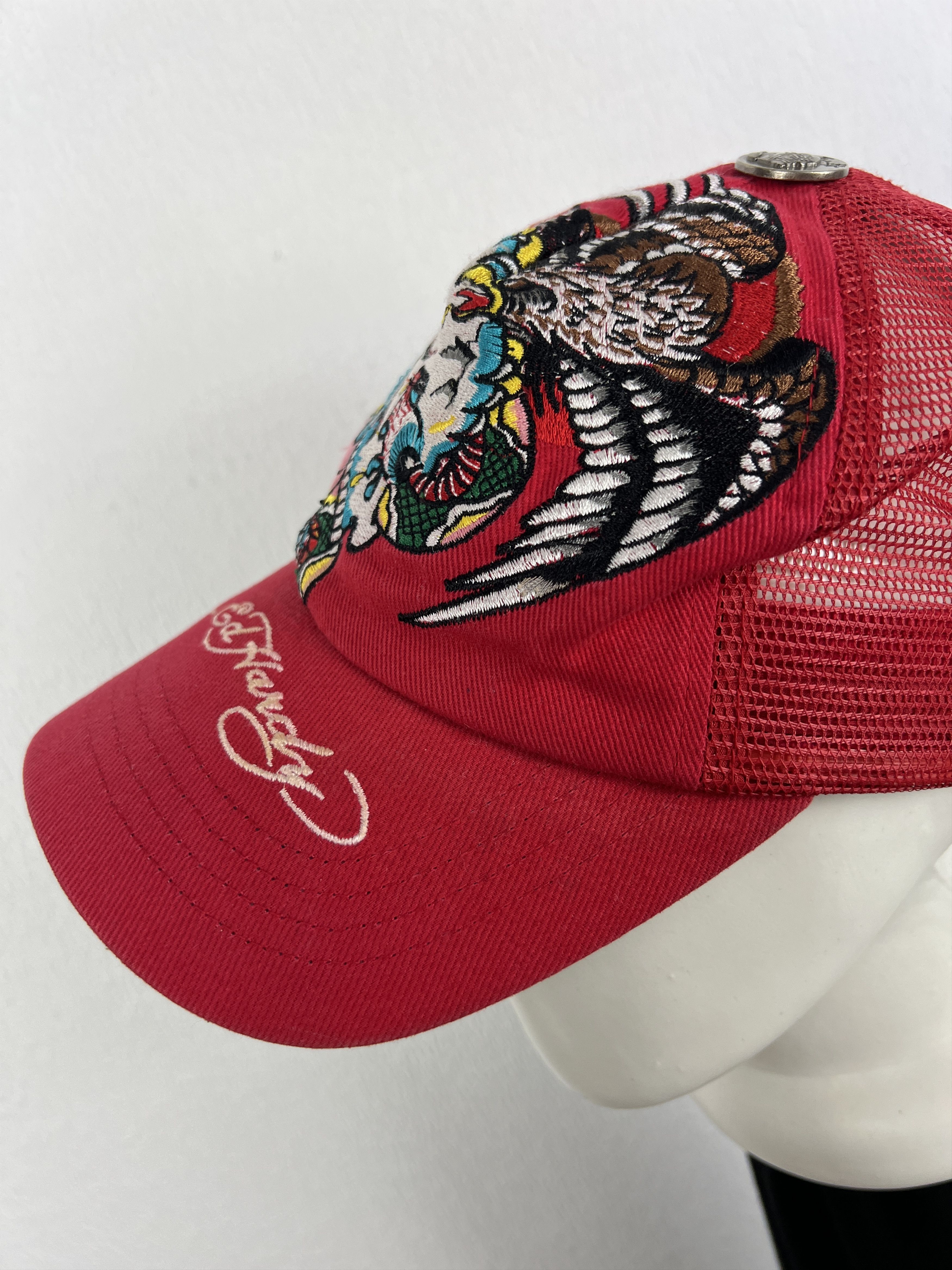 Vintage Ed Hardy Cap Hat Truck Cristian Rare Adult Skull Love Kills Size ONE SIZE - 5 Thumbnail