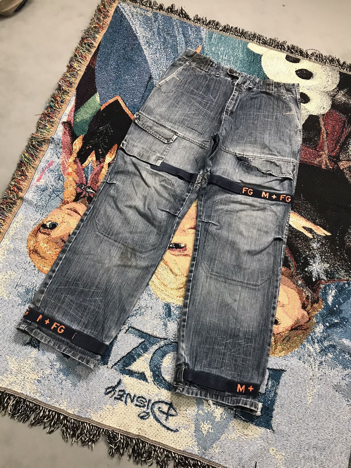 Marithe + Francois Girbaud Vintage marithe & Francois girbaud cargo denim Size US 36 / EU 52 - 3 Thumbnail