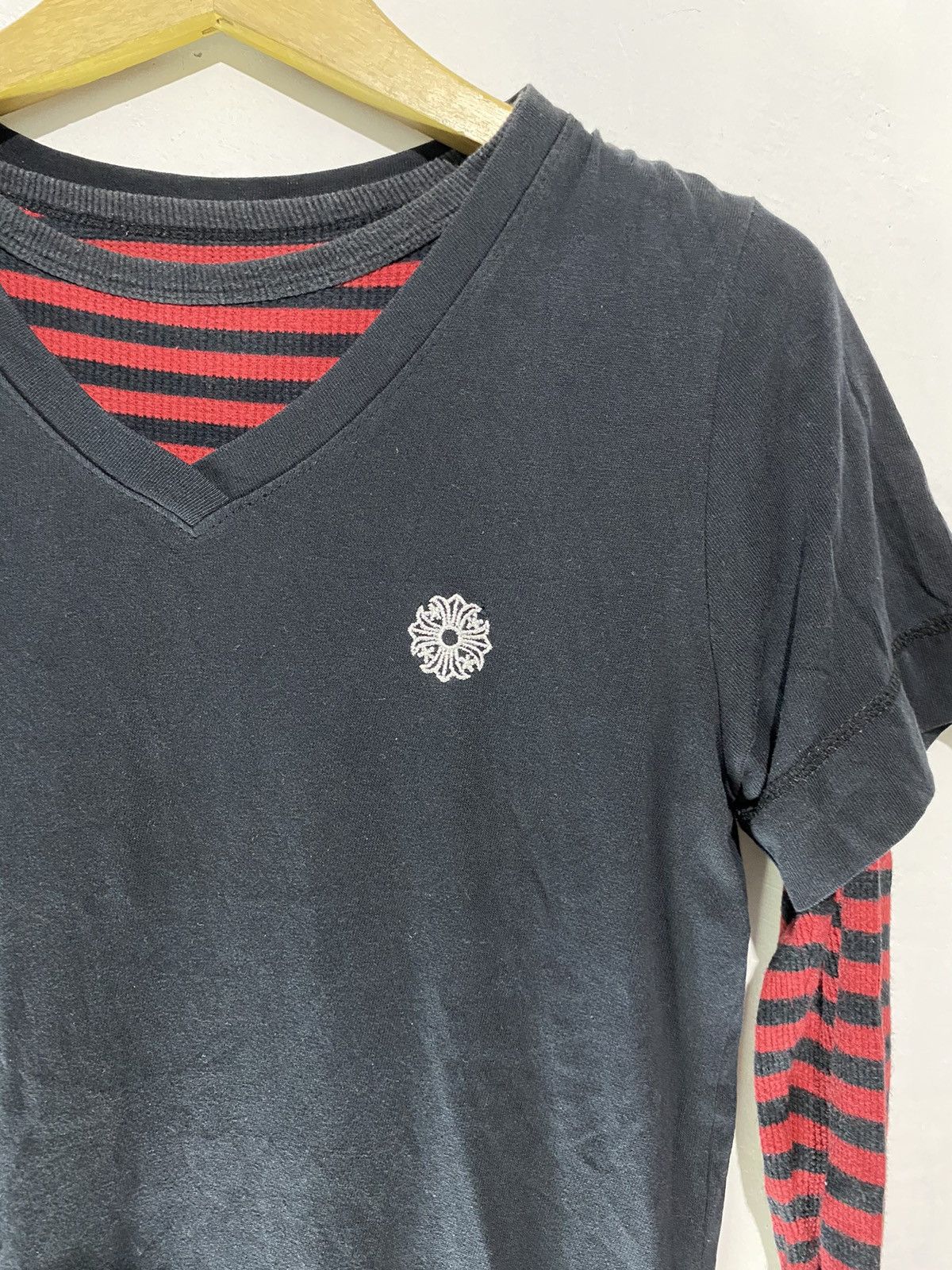 If Six Was Nine × Japanese Brand × Le Grande Bleu (L.G.B.) 2in1 japanese cross double layers tee Size US M / EU 48-50 / 2 - 5 Thumbnail