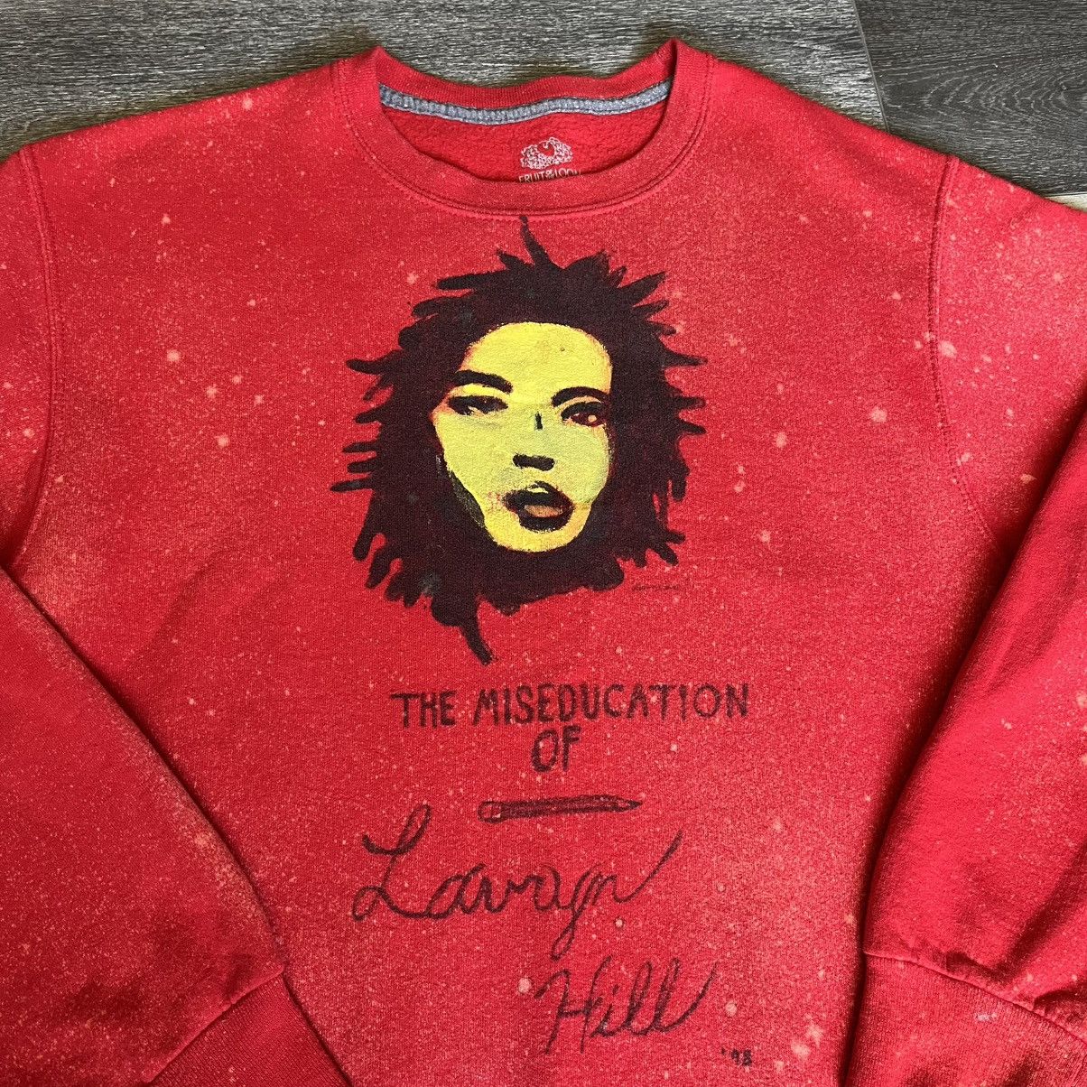Rap Tees × Vintage Vintage Style Hand Painted Miseducation Lauryn Hill Crewneck Size US M / EU 48-50 / 2 - 2 Thumbnail