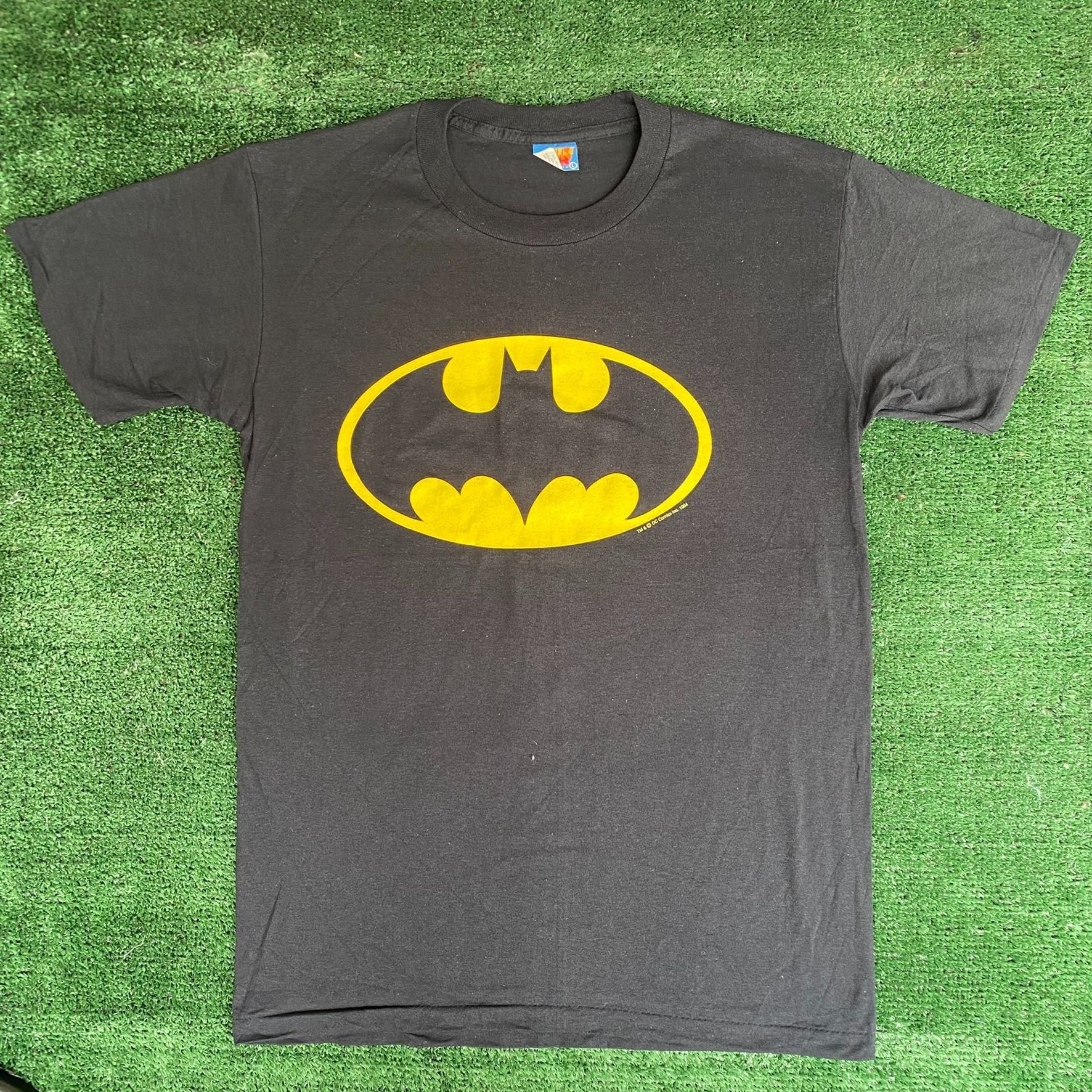 Vintage Vintage 80s Batman Logo Shirt DC Comics Punk Retro Movie Tee ...