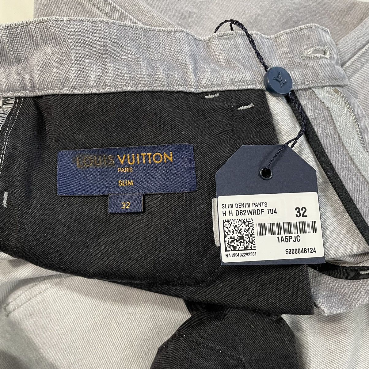 Louis Vuitton Virgil Abloh Era Slim Denim Size US 32 / EU 48 - 5 Thumbnail