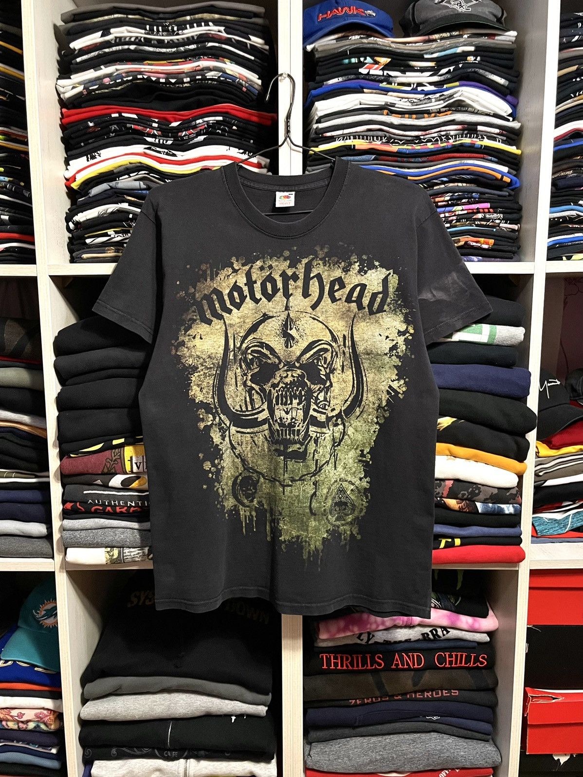 Band Tees Vintage Y2K Motorhead England Rock Metal Band T-Shirt Faded Size US L / EU 52-54 / 3 - 1 Thumbnail