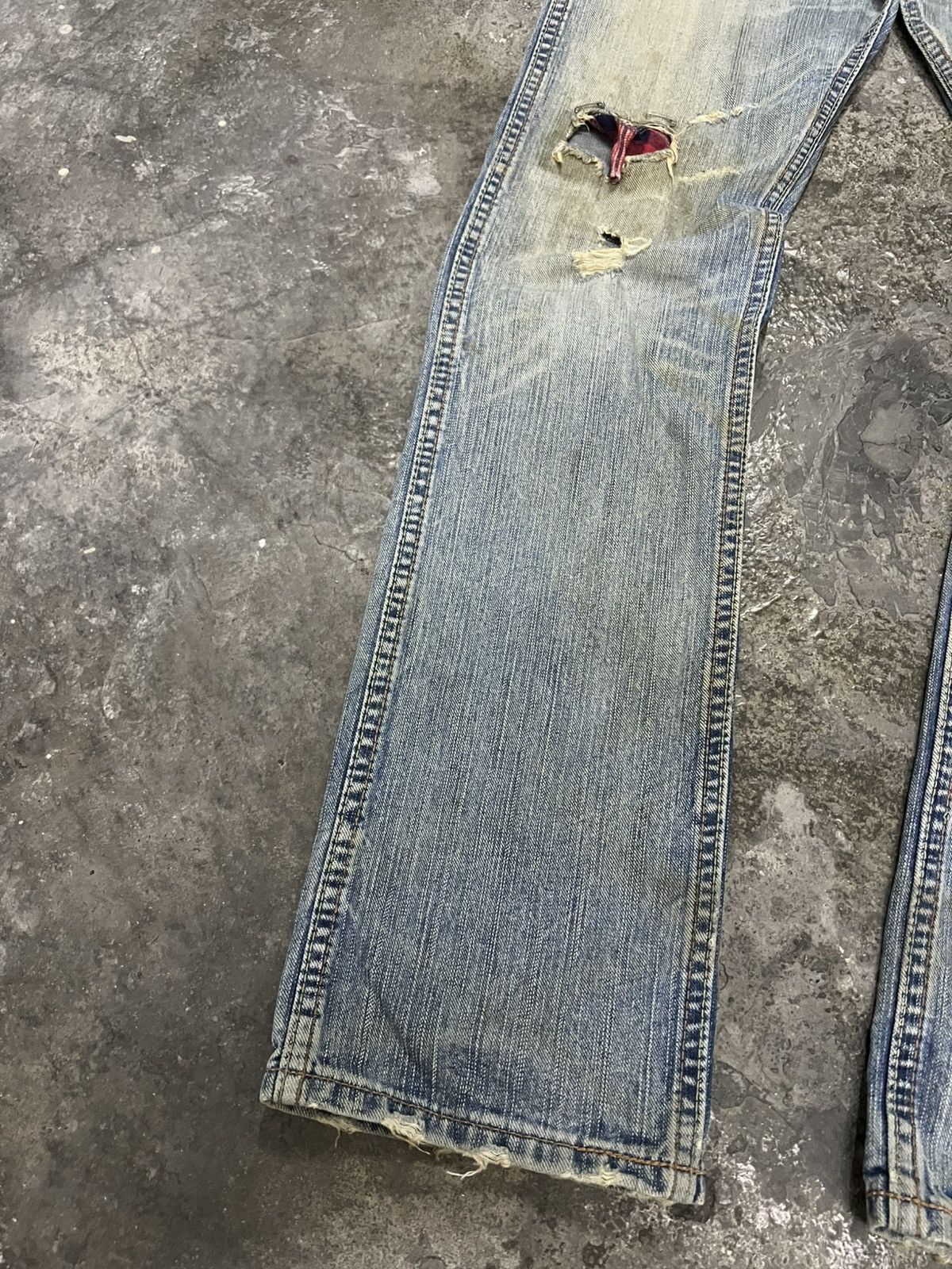 If Six Was Nine LIBERTO DISTRESSED FADED JEAN Size US 32 / EU 48 - 3 Thumbnail
