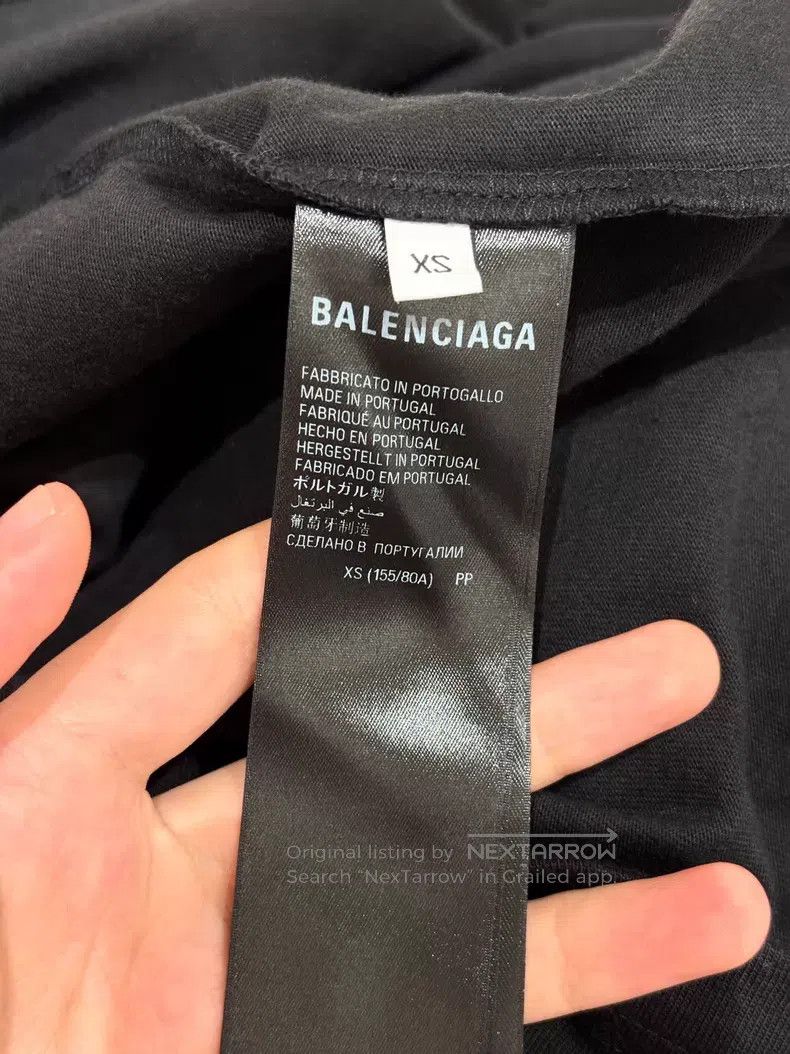 Balenciaga Balenciaga Solid color crystal round neck sweatshirt Size US XS / EU 42 / 0 - 5 Thumbnail